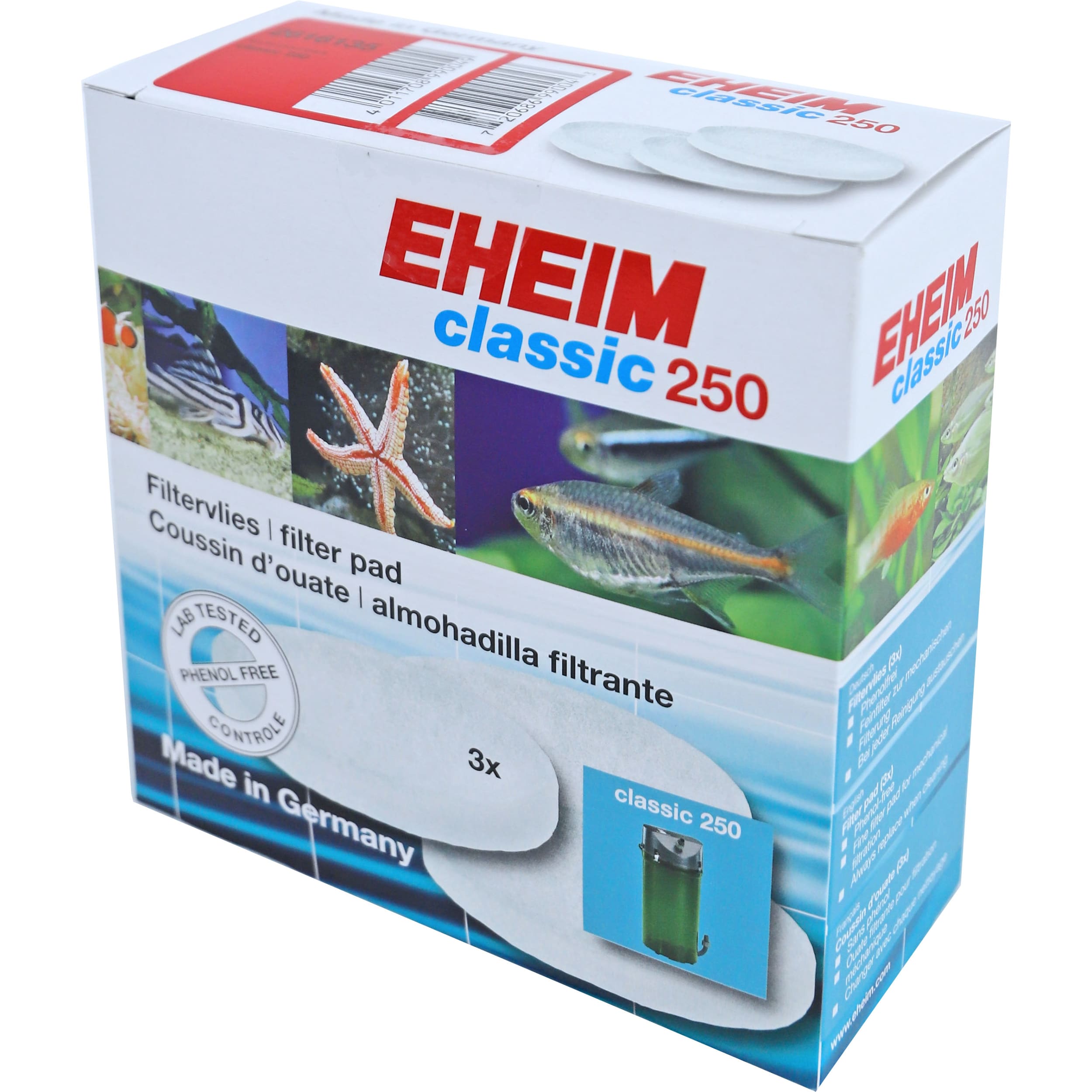 Eheim Filtervlies Voor Classic 250 - Filtermateriaal - 3 stuks 250 - 2213