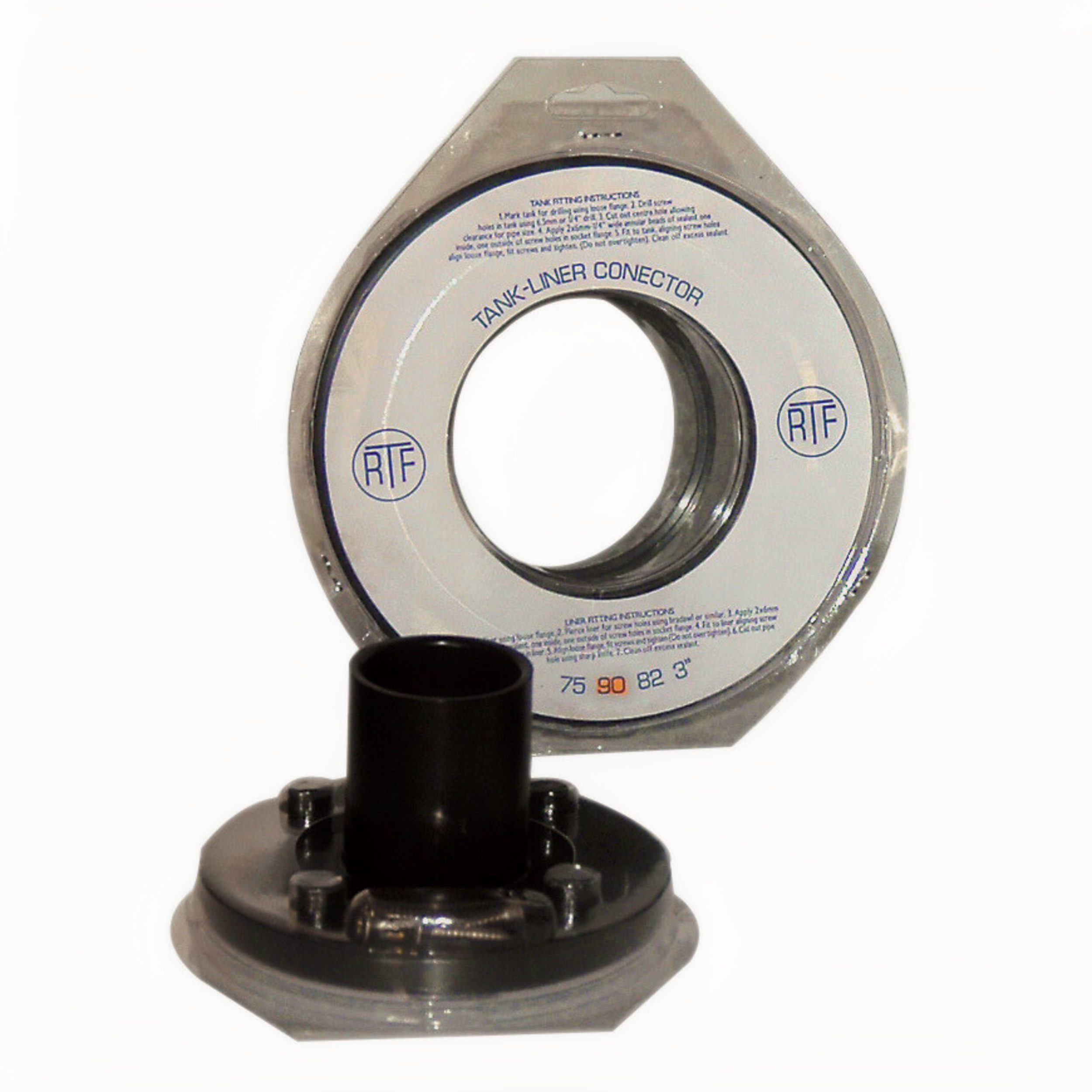 Europond Tank/Folie Connector Prof 90mm - Waterdichte Professionele Vijverkoppeling afbeelding