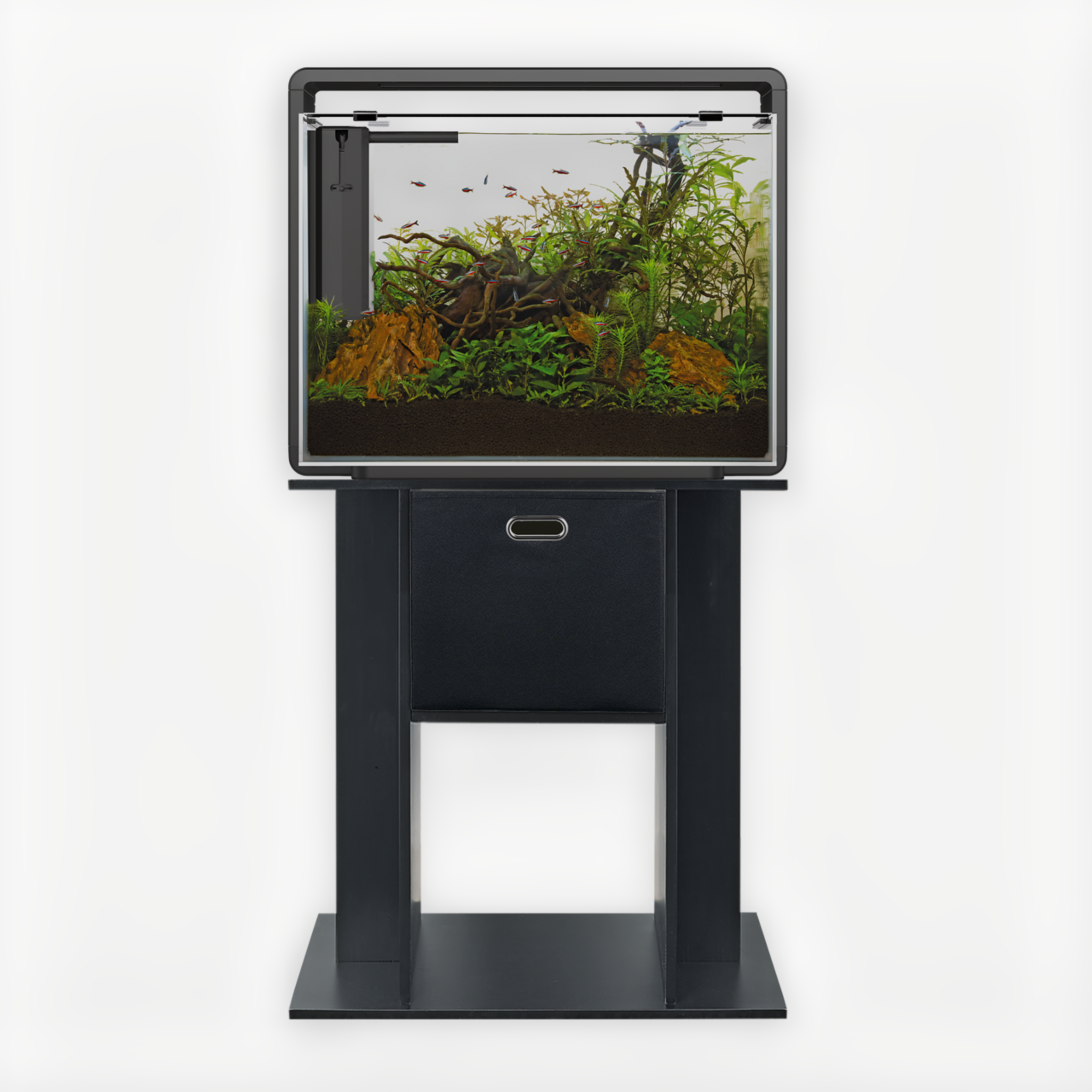 Superfish Meubel Home 60/65/80/85 - Zwart MDF Aquariummeubel voor Stijlvol Interieur afbeelding