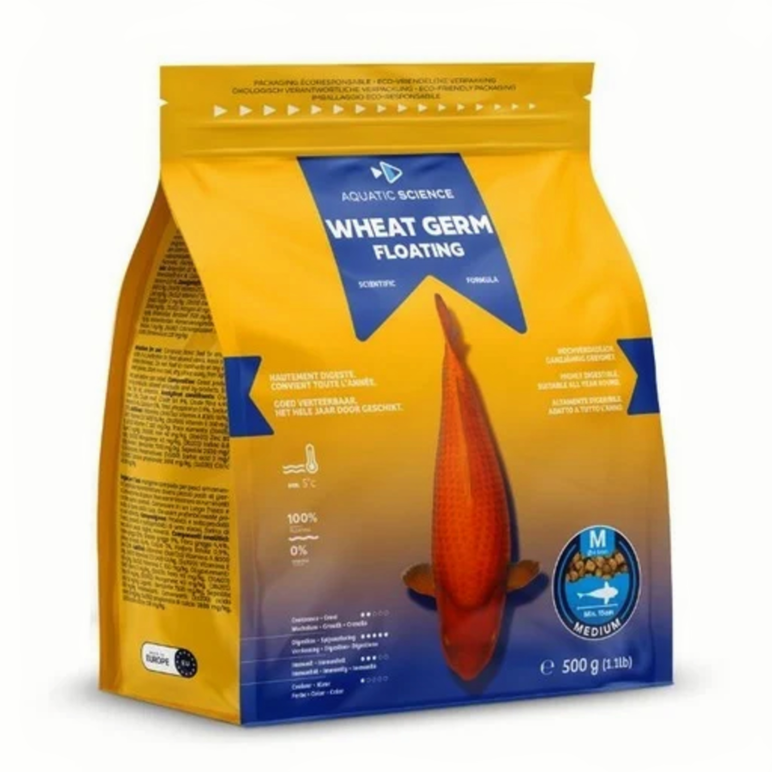 Ichi Food Excellent Medium 4-5mm 1Kg - Optimaliseert Groei & Kleur van Siervissen in Vijver