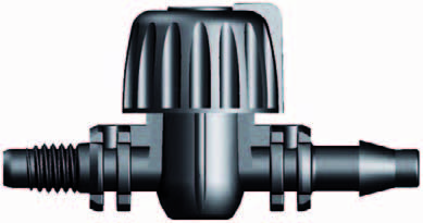 Hulpstukje voor 4MM luchtslang kraan M4 draad x 4mm tule