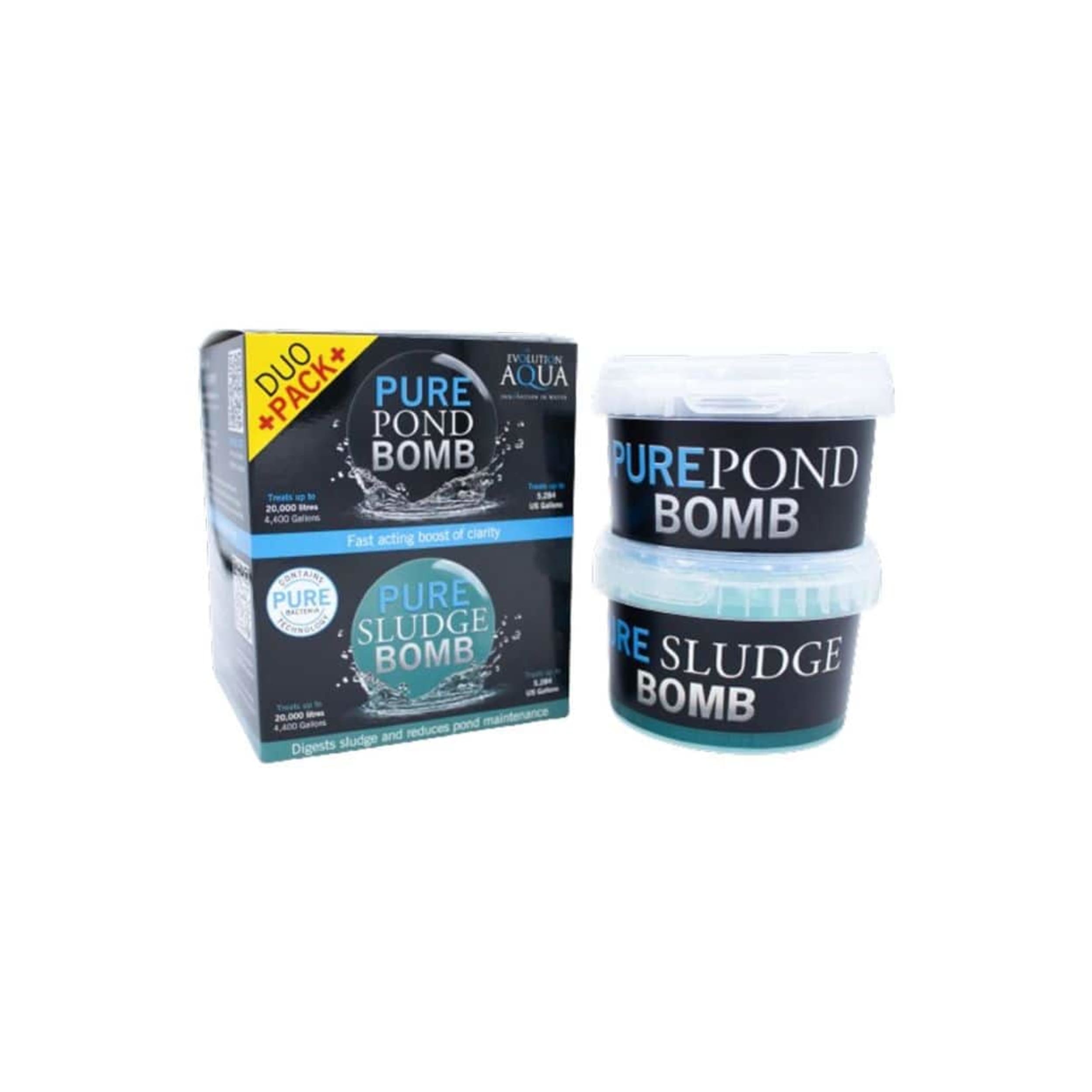 Evolution Aqua Duo Pack: Pure Pond Bomb & Sludge Bomb voor Heldere Vijvers afbeelding