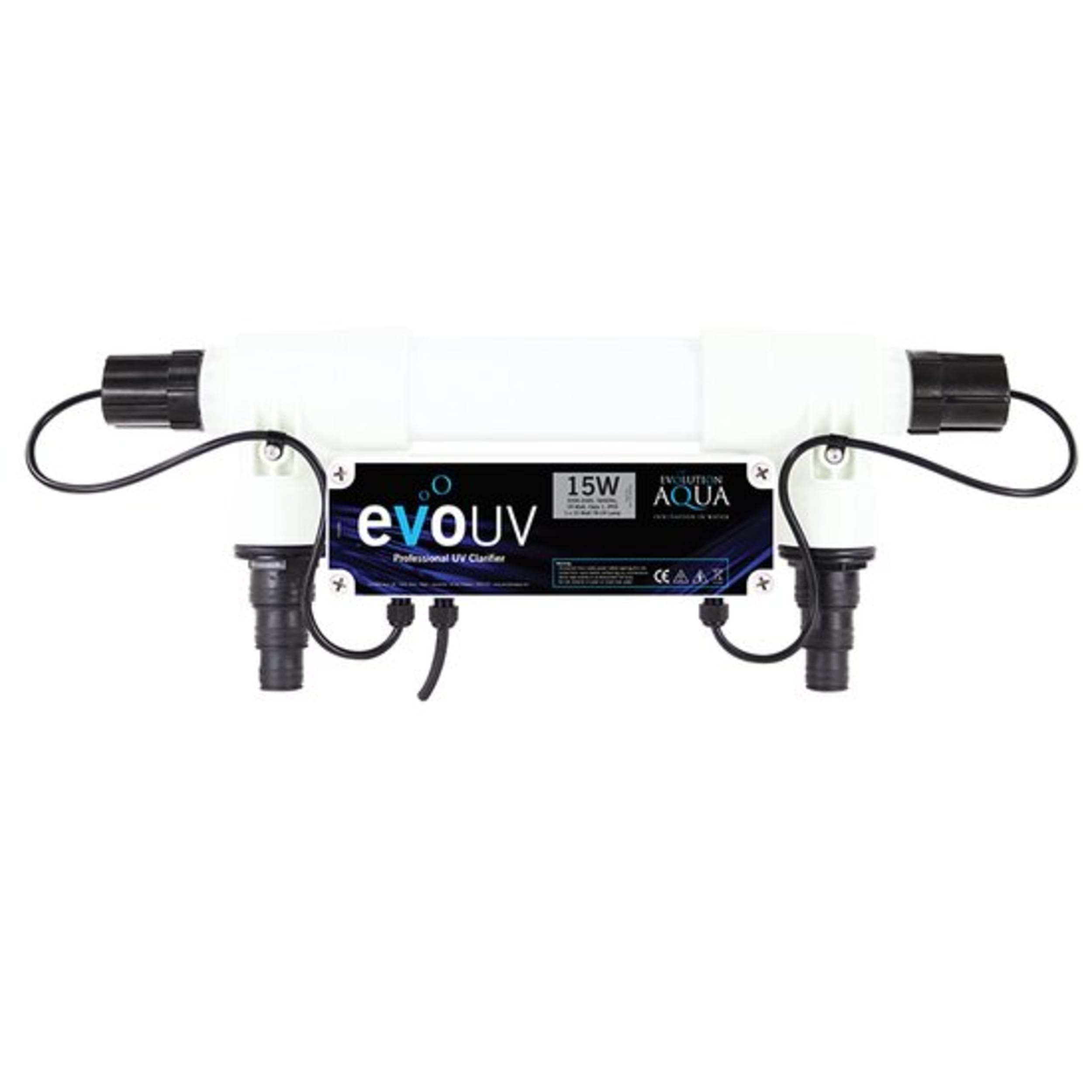 Evolution Aqua EVO UV 15W - Powerful UV-C Pond Filter Unit for 15,000L, with Indicator & Thermal Protection afbeelding