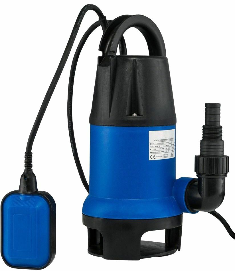 Aquaforte Dompelpomp AF400 - Stille werking 8m³/u, 400W, Opvoerhoogte 5m met Drijfvlotter afbeelding
