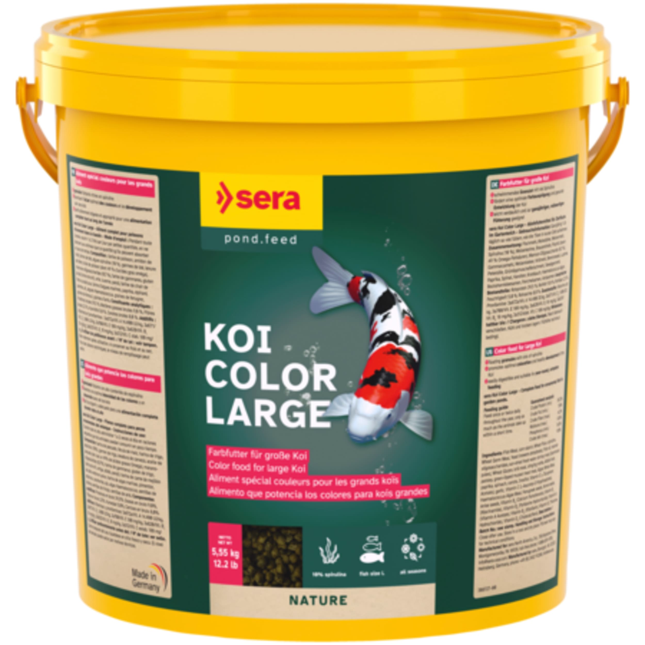 Koi Color Large 21 L - 5.55 kg Dier, Vis, Zeeleven