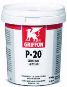 Griffon P-20 Smeermiddel 800g - Perfect voor PVC, Polypropyleen, ABS, ASA Pijpinstallaties afbeelding