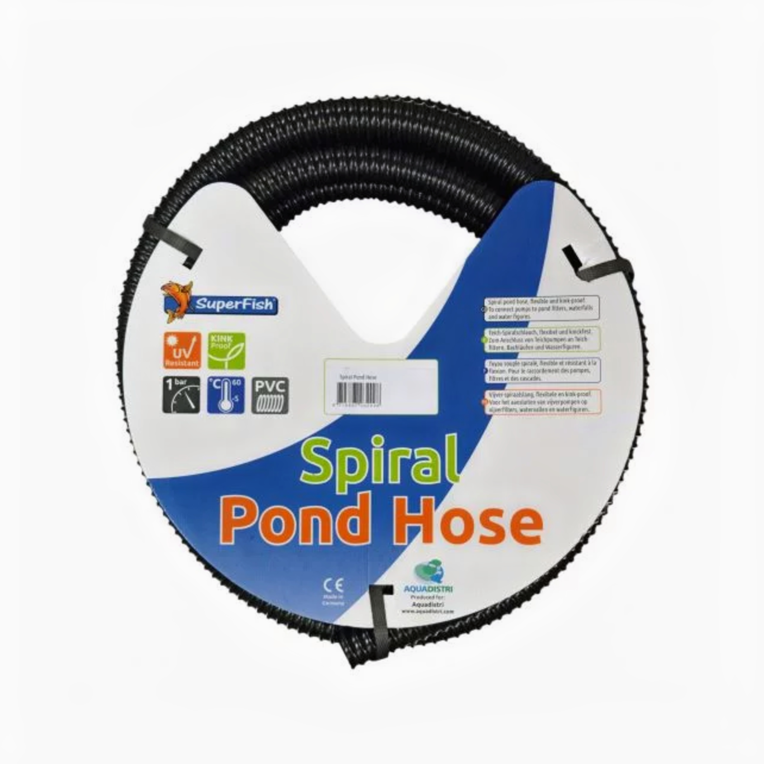 Superfish Spiraalslang Zwart - Filters - 5 m 32 Mm