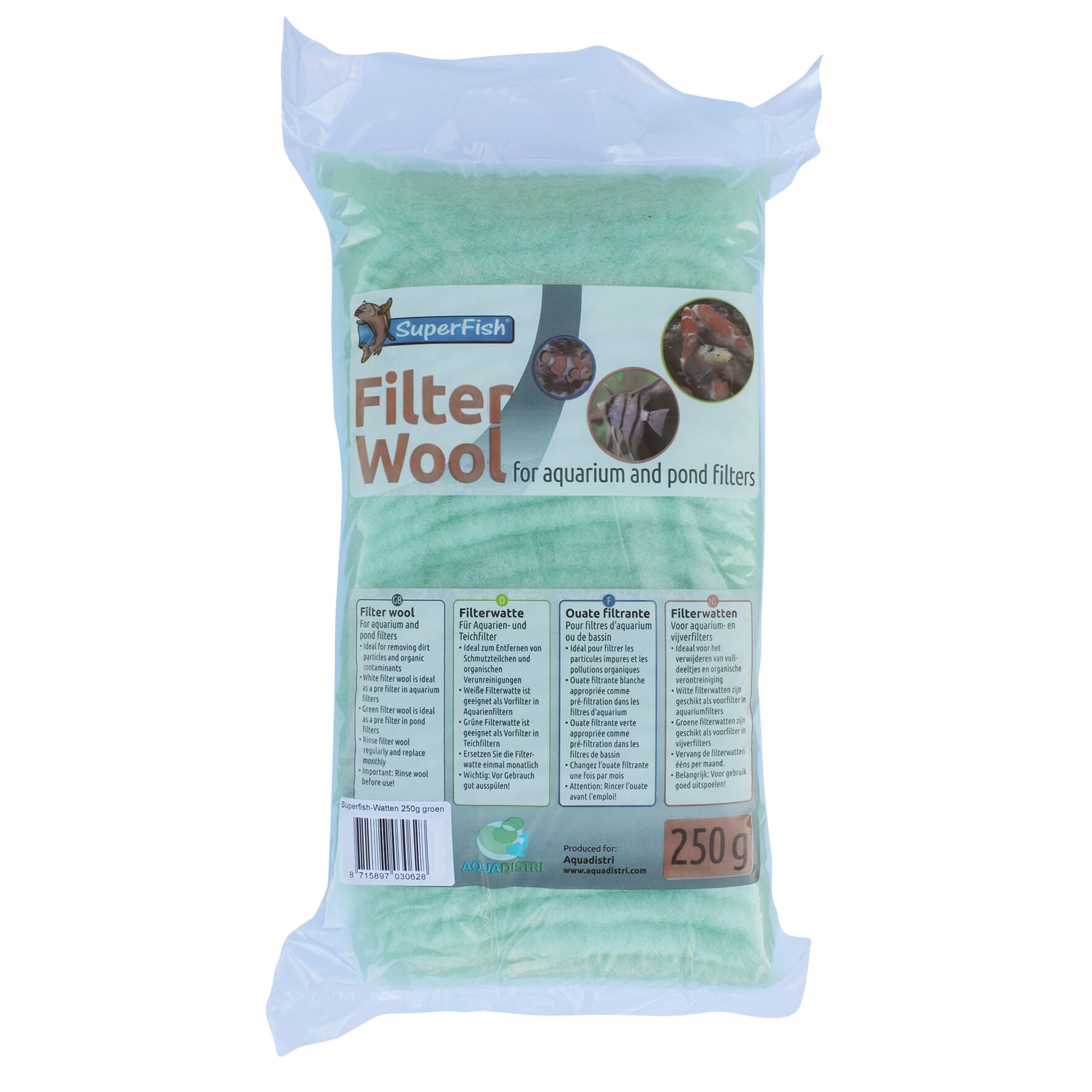 Superfish Groene Filterwatten Groen - Filters - 250 g