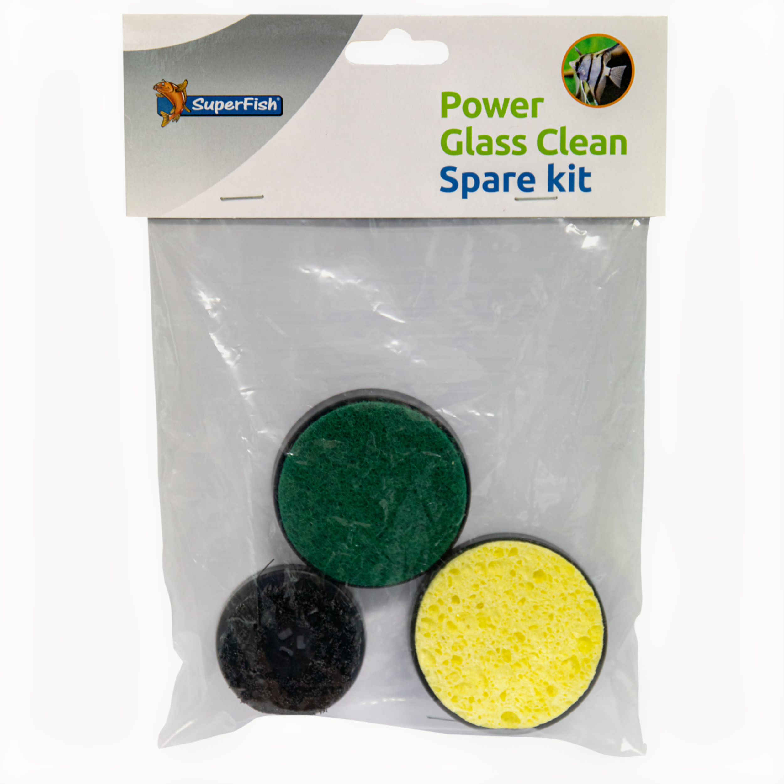 Superfish Power Glass Clean Spare Kit - Complete Set voor Helder Aquarium Schoonmaak afbeelding