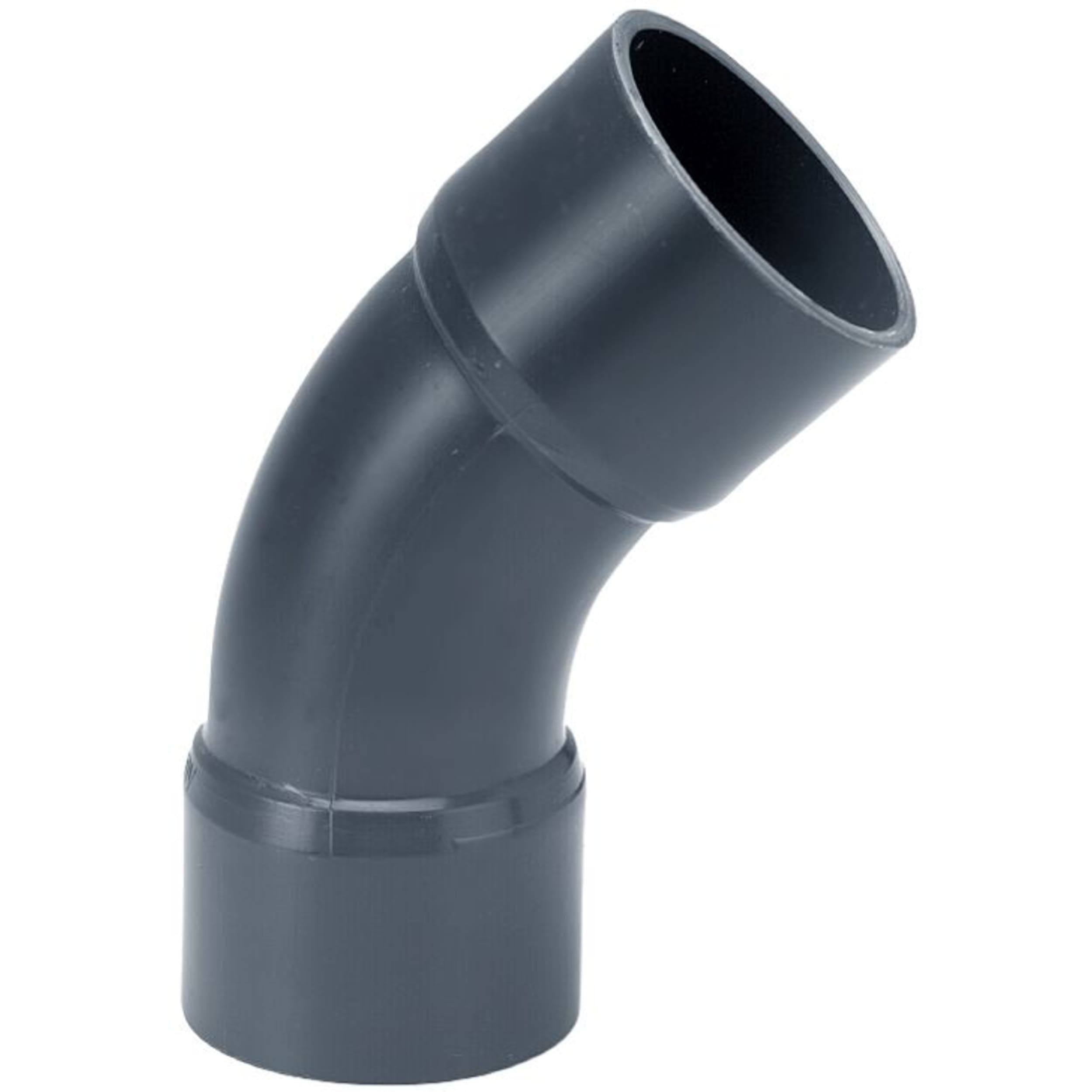 Europond PVC Bocht 45° Lijmfitting 75mm - Weerbestendige Vijververbinding afbeelding