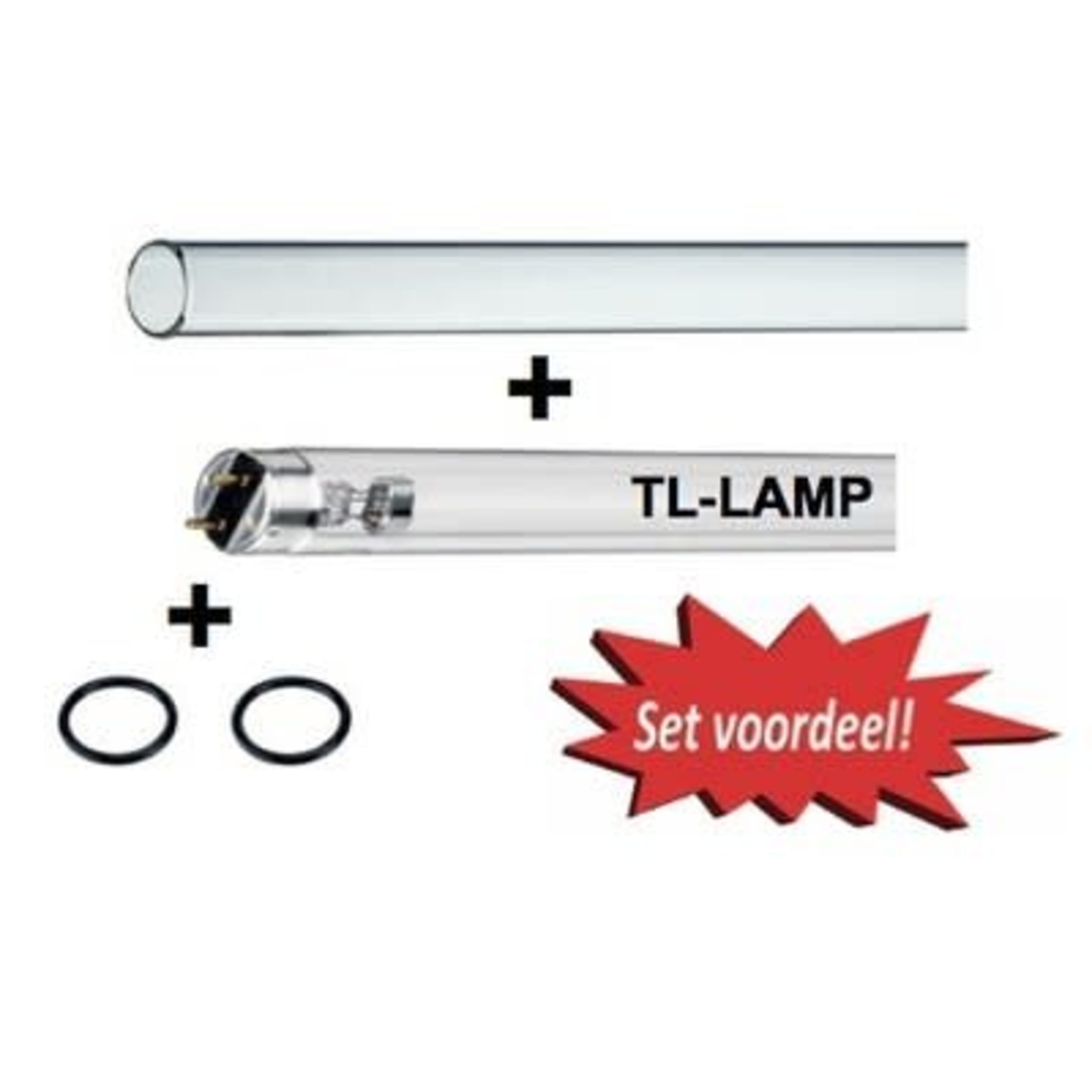 UV-C TL Complete Lampset 30W Logo, Symbool