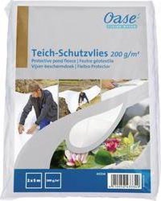 Oase Vijverbeschermdoek 200g/m² 2x5m - Duurzaam & Wortelbestendig Tuin Vijverfolie Bescherming afbeelding
