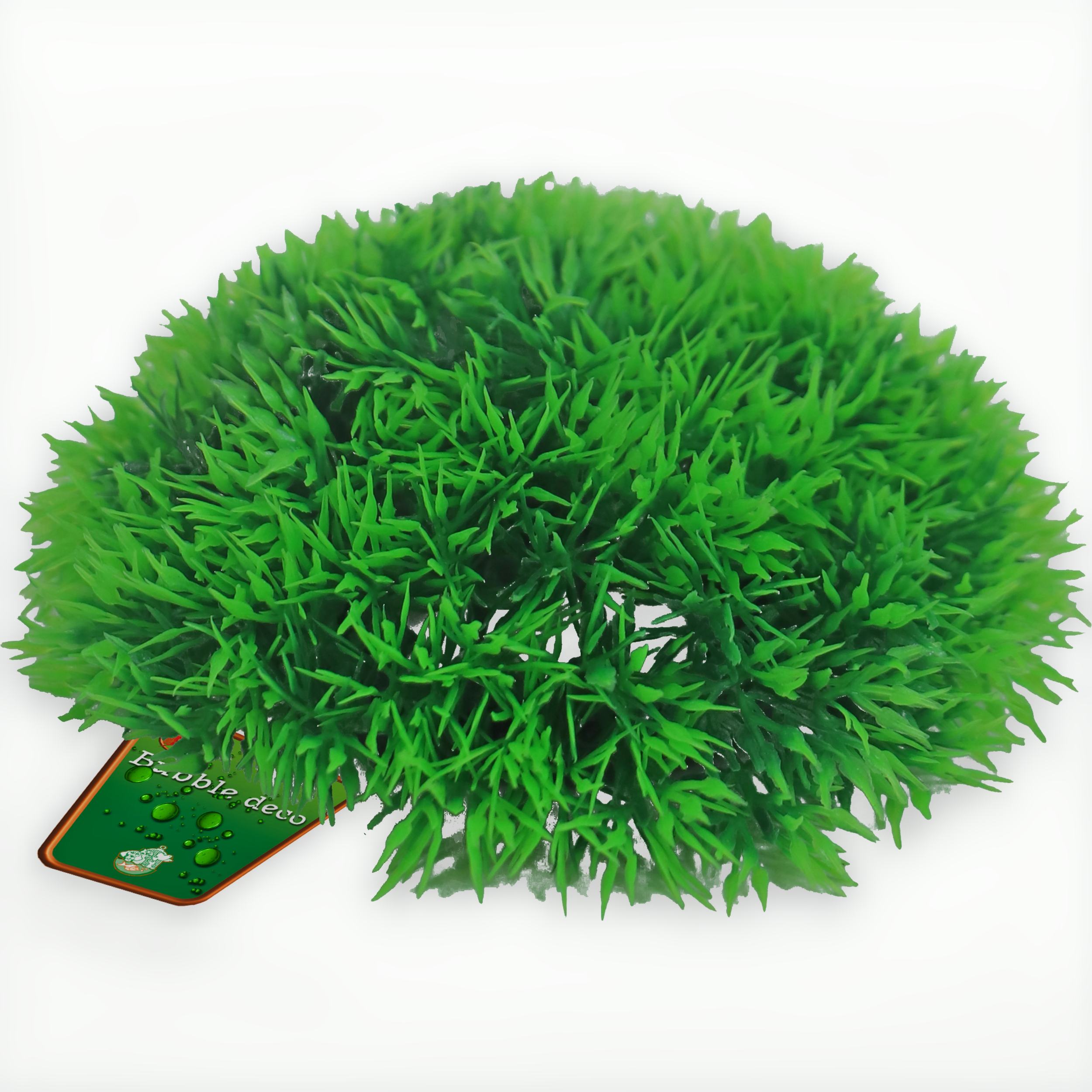 Kunst.Pl. Green Mossbol+Uitstr.14x6 Cm