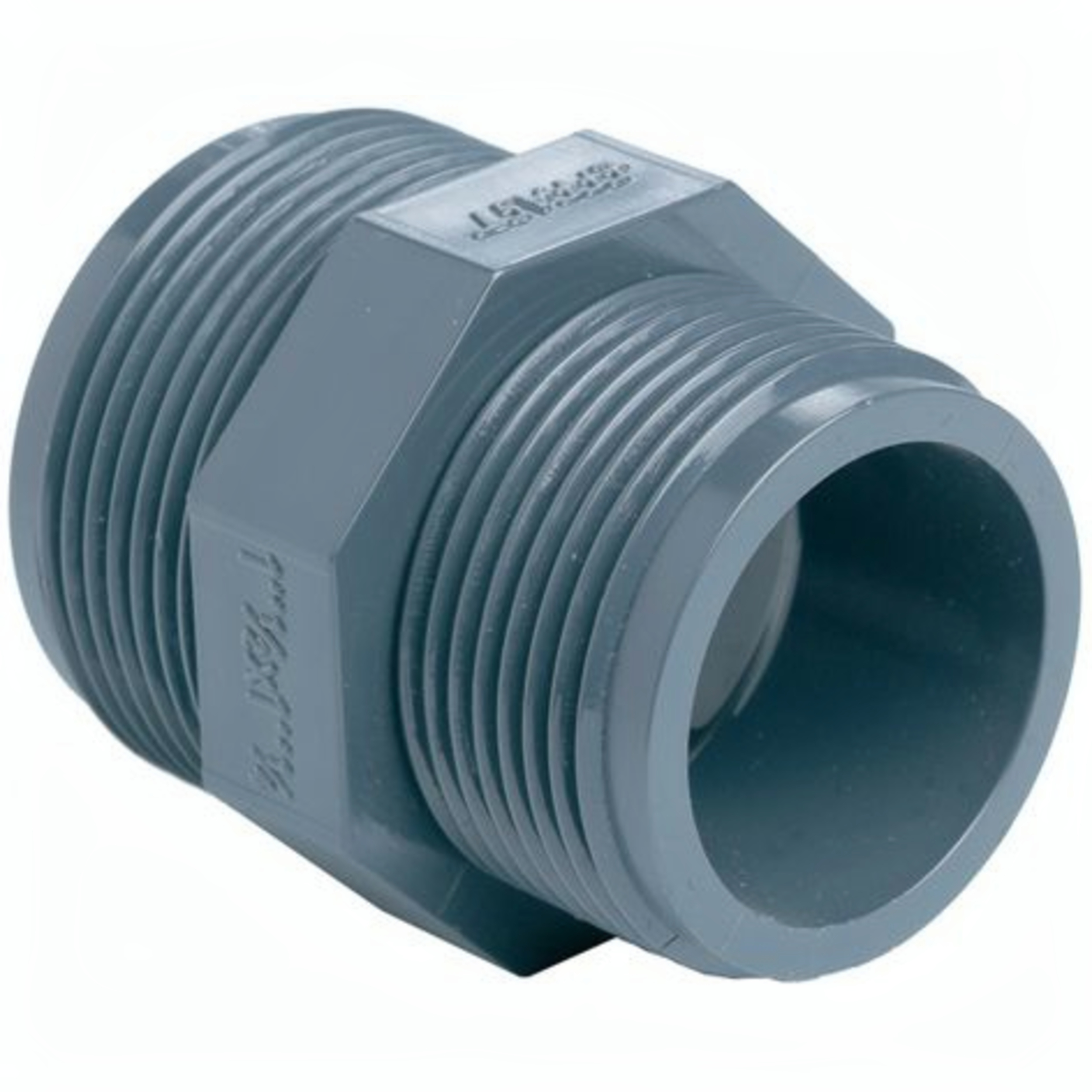 Aquaforte Verloopnippel Buitendraad 1x¾ inch - Duurzaam DRUK PVC, Weerbestendig voor Vijver-systemen afbeelding