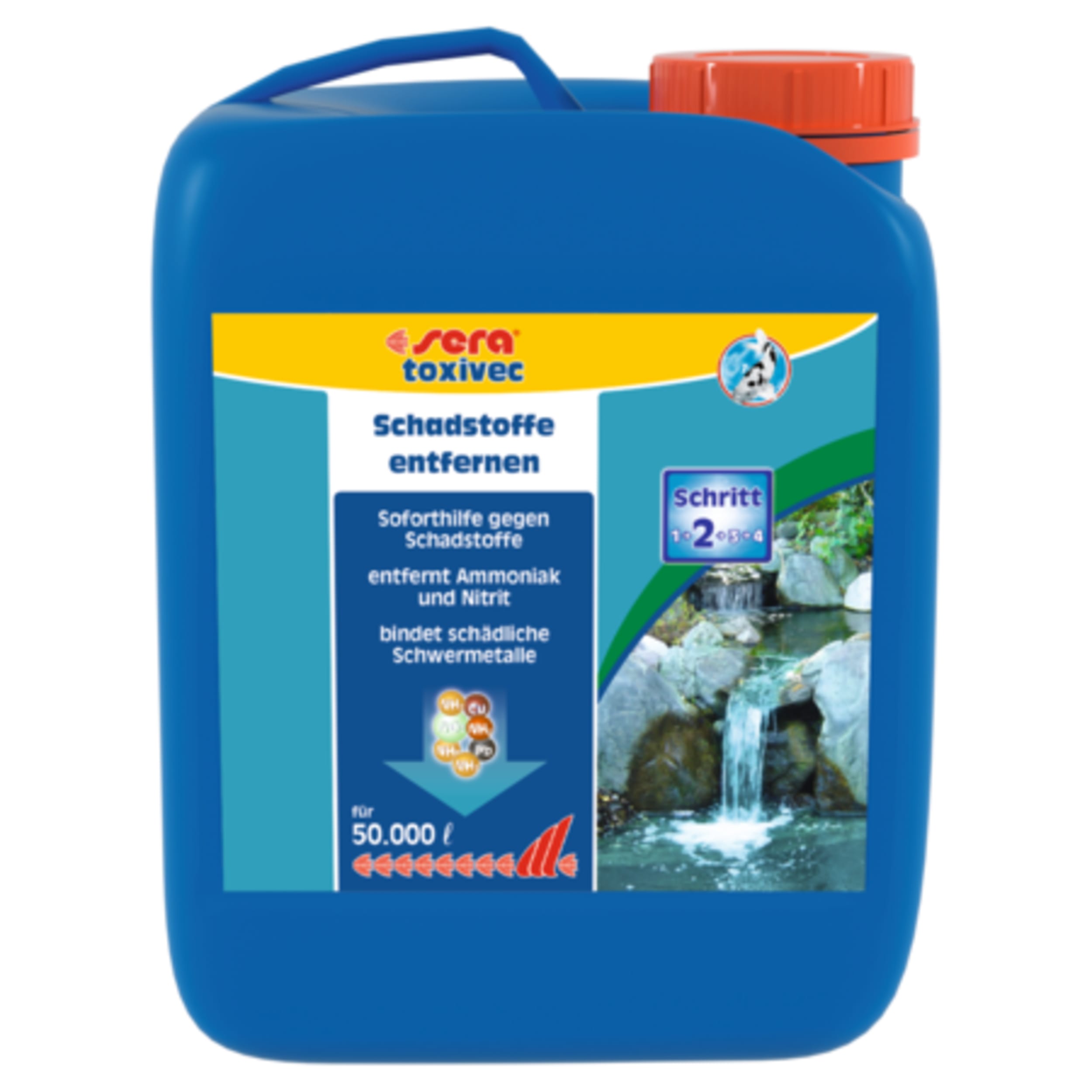Sera Pond Toxin Remover 2500ml - Effectieve Waterzuiveraar & Visvriendelijk afbeelding