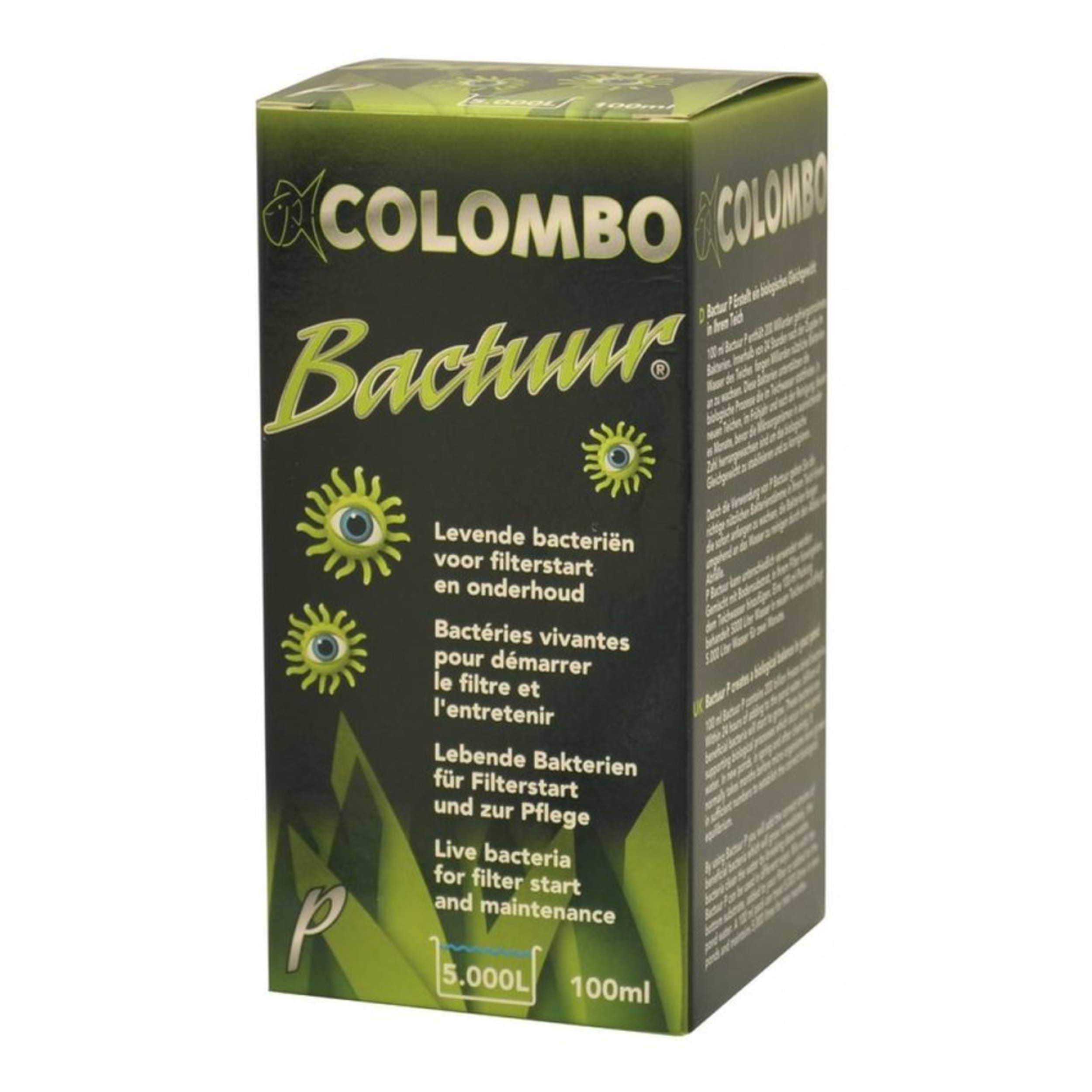 Colombo Bactuur Bio Start 100ml - Activeert Vijverwater Bacteriën in 24u, Voor 5000L afbeelding