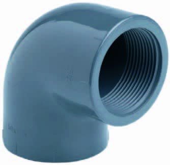 Knie 90° lijm x binnendraad 110mm x 4&apos;&apos; afbeelding