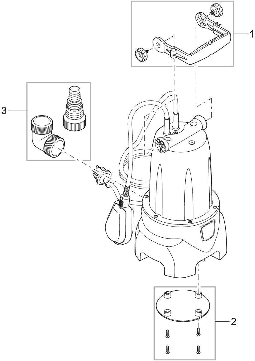 Oase Adapterset MudDrain 1 1/2" - Optimaliseer Vijverdoorstroming met Eenvoudige Installatie afbeelding