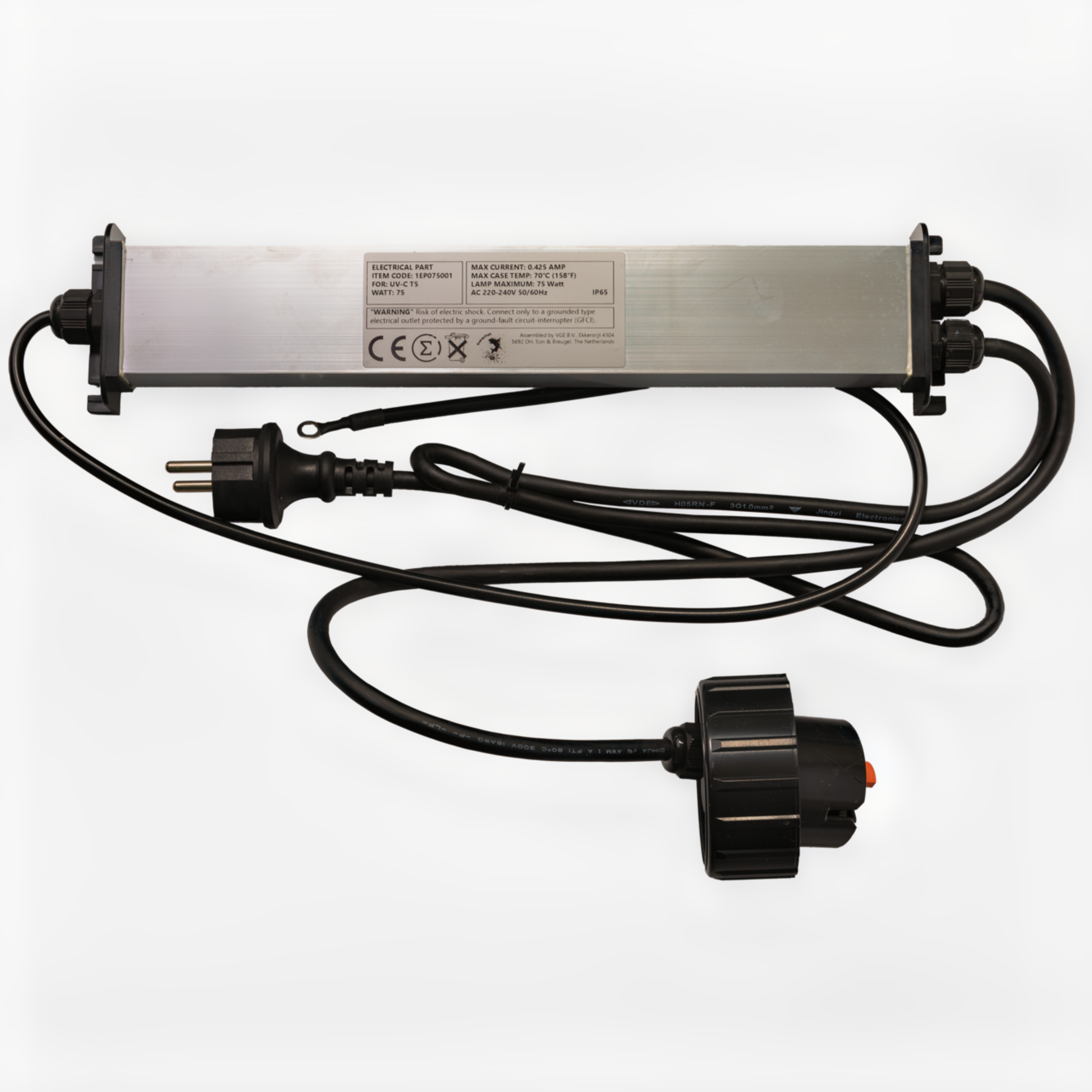 Koi Pro RVS UV-C Trafo T5 75w - Krachtige UV-lamp 2015 Model voor Heldere Vijvers afbeelding