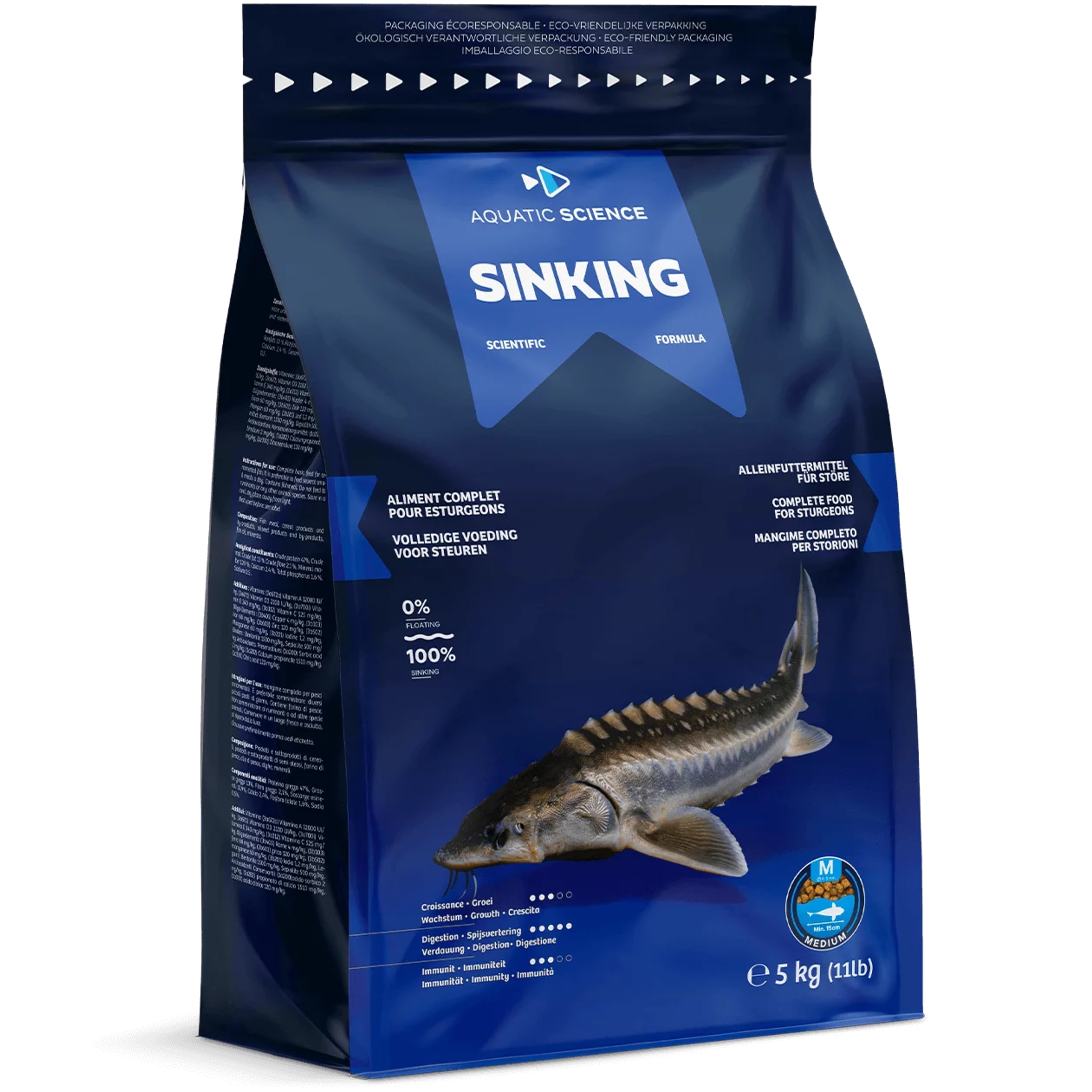 Sinking Medium 5kg Dier, Zeeleven, Vis