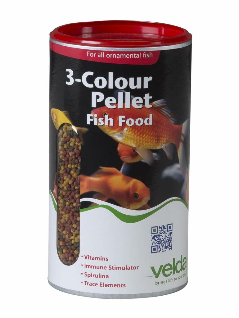 Velda 3 colour pellet food 1250 mm 440g