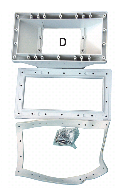 Brede mond Kit (Wit) voor Wandskimmer