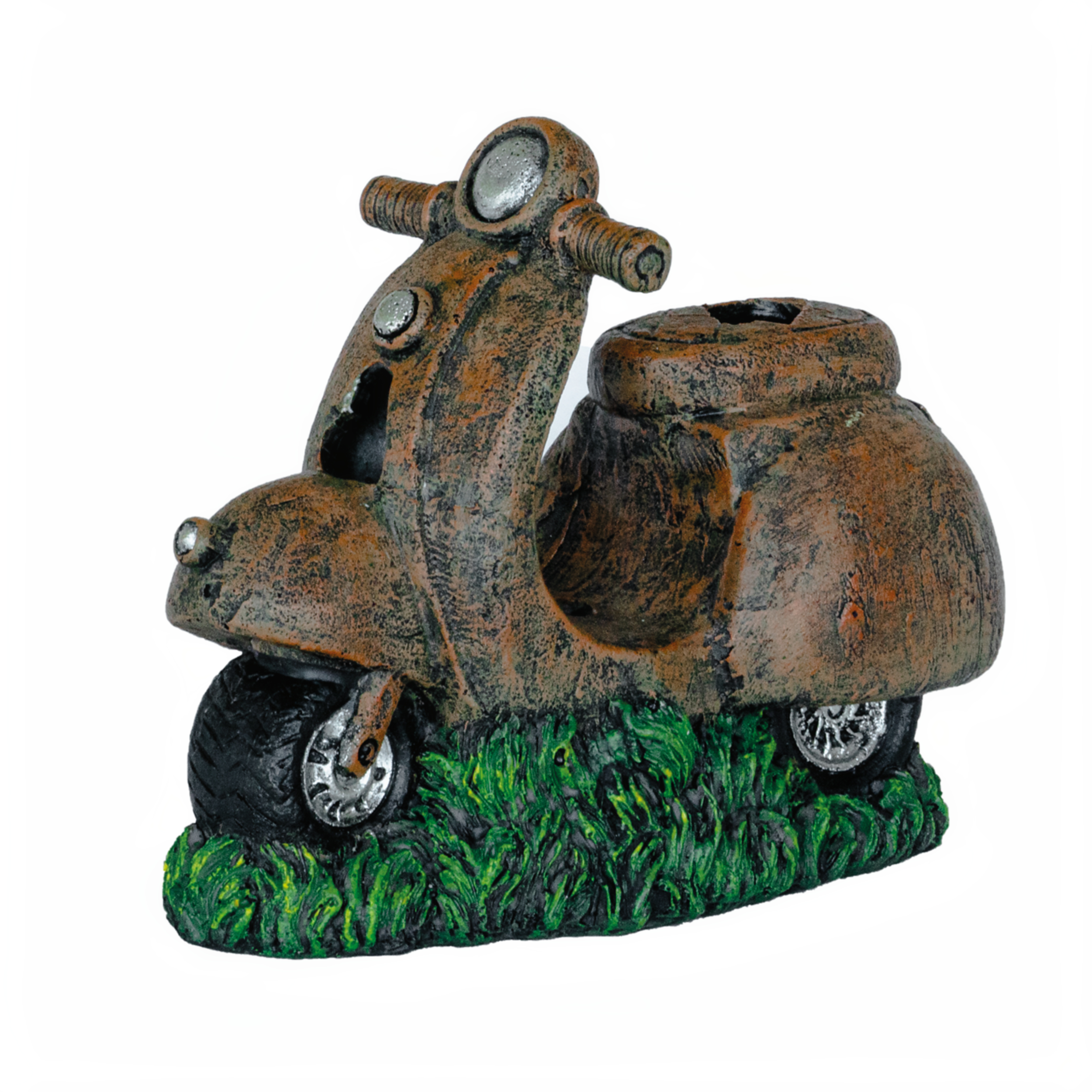 Superfish Deco Led Vespa Aquariumdecoratie - Milieuvriendelijk, Handgeschilderd met LED & Bubble Kit afbeelding