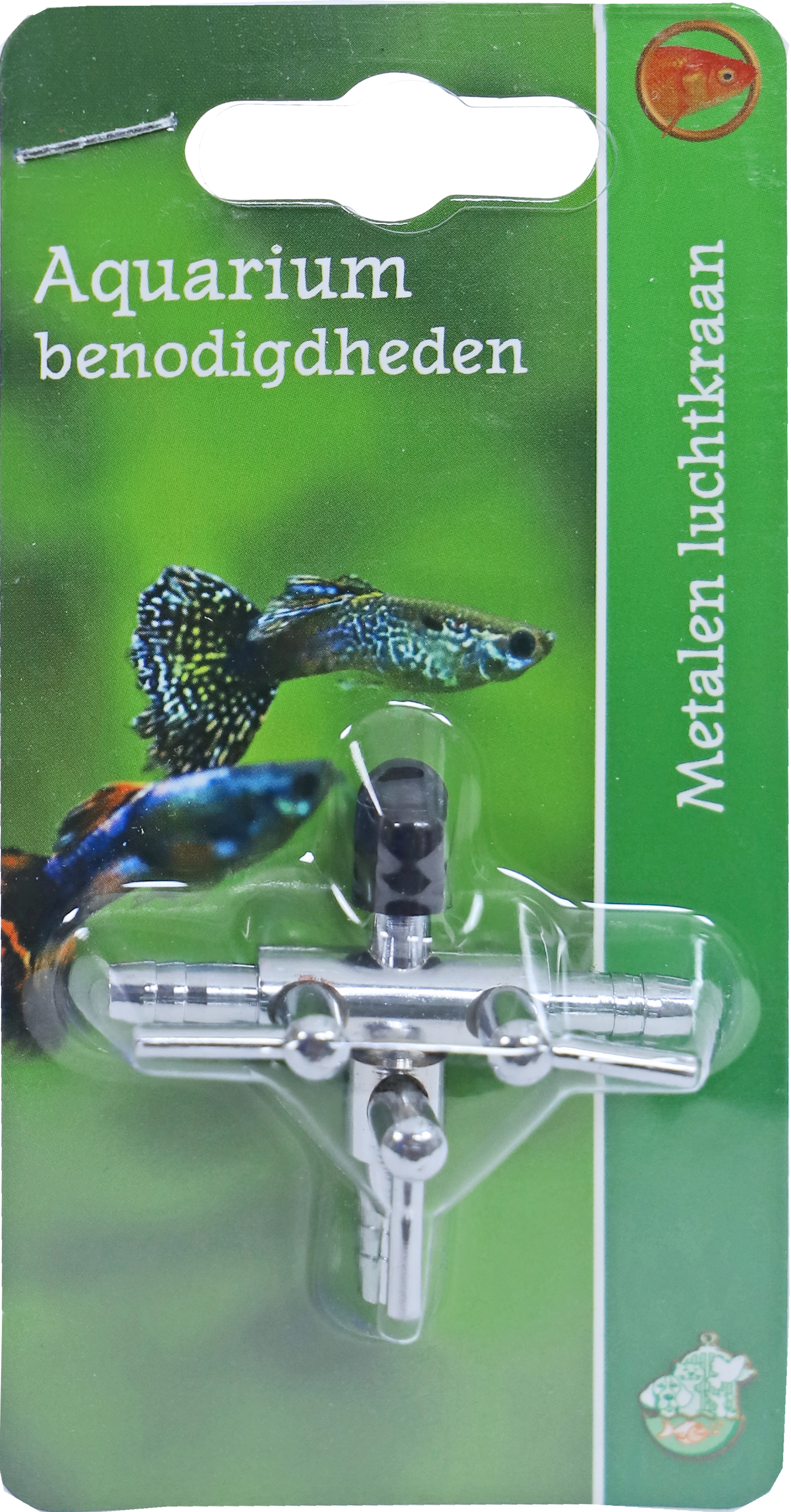 Luchtkraan Metaal 3-Weg Op Blister