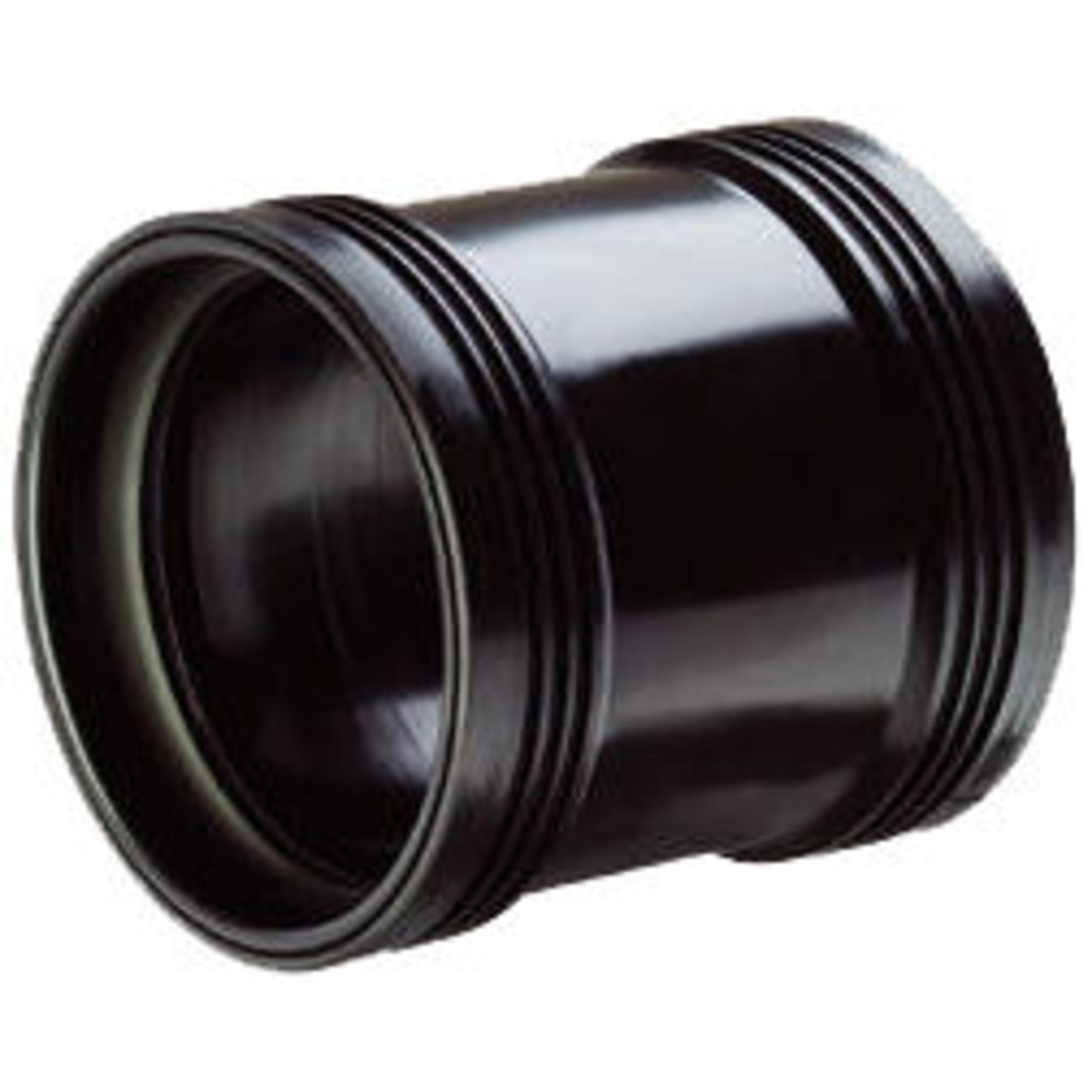 Wavin Overschuifmof PP 110mm Zwart met Dubbele Manchet - Slagvast en Weerbestendig afbeelding