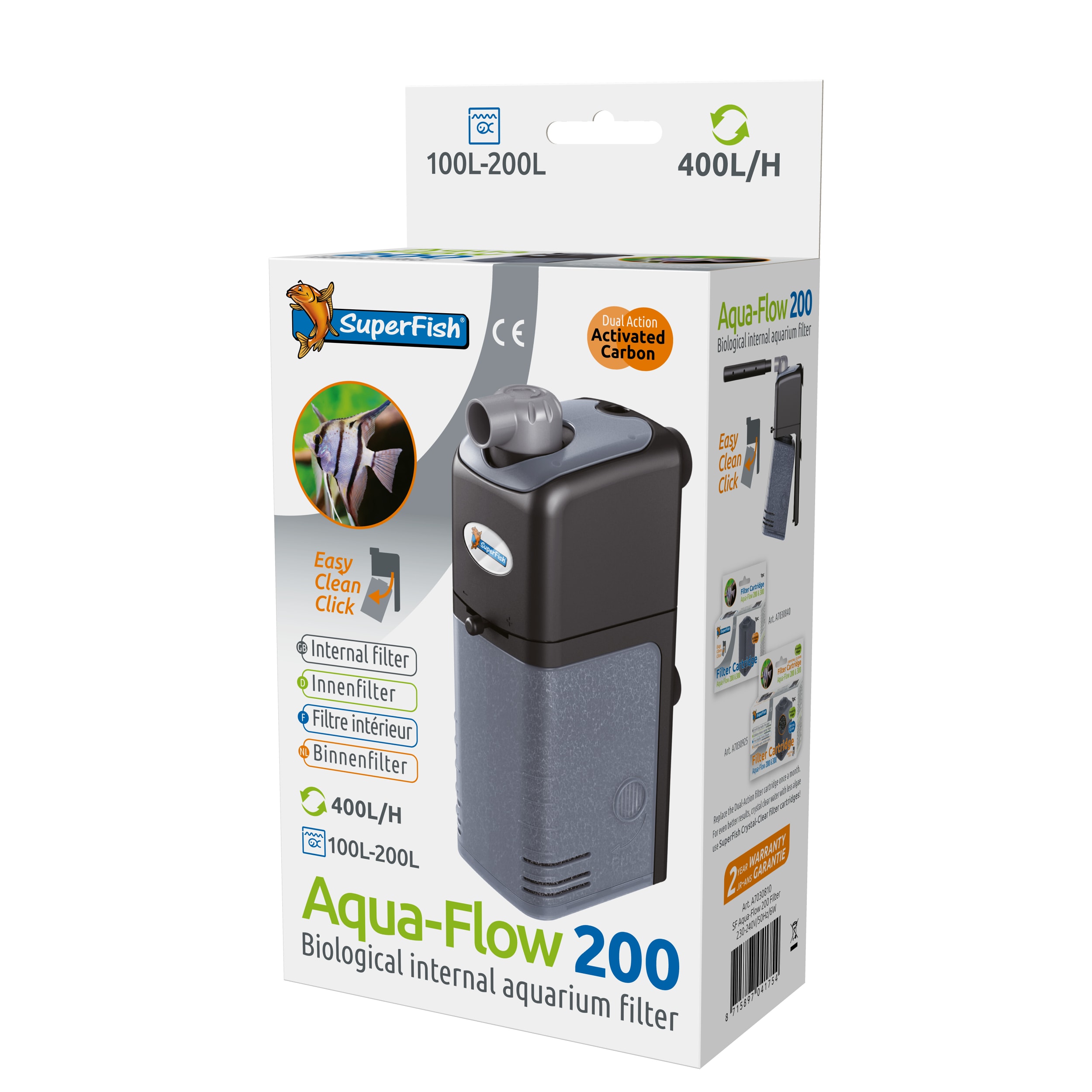 Superfish - Aqua-flow filter 200