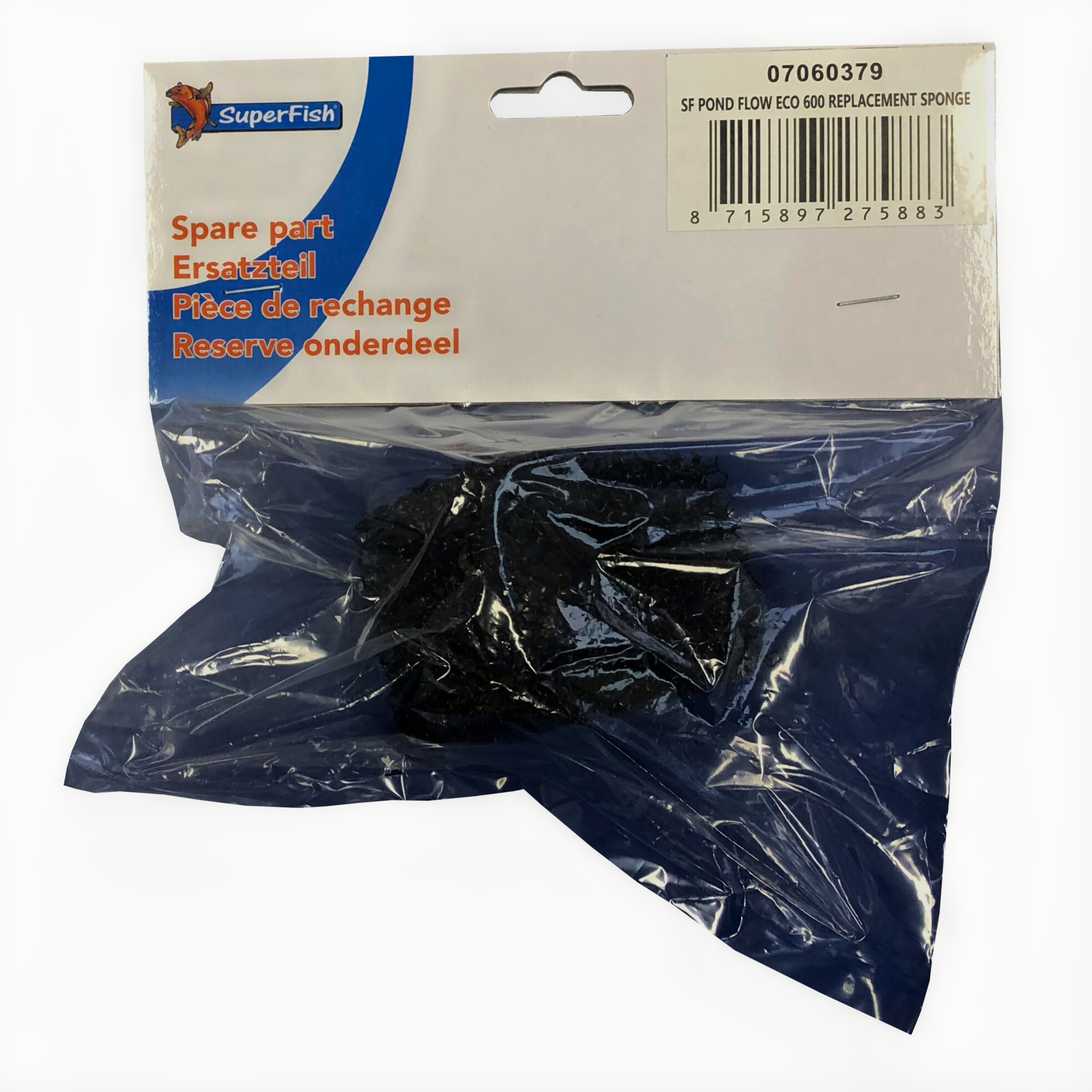 Superfish Vervangspons Pond Flow Eco 600 - Filters - Blauw Wit