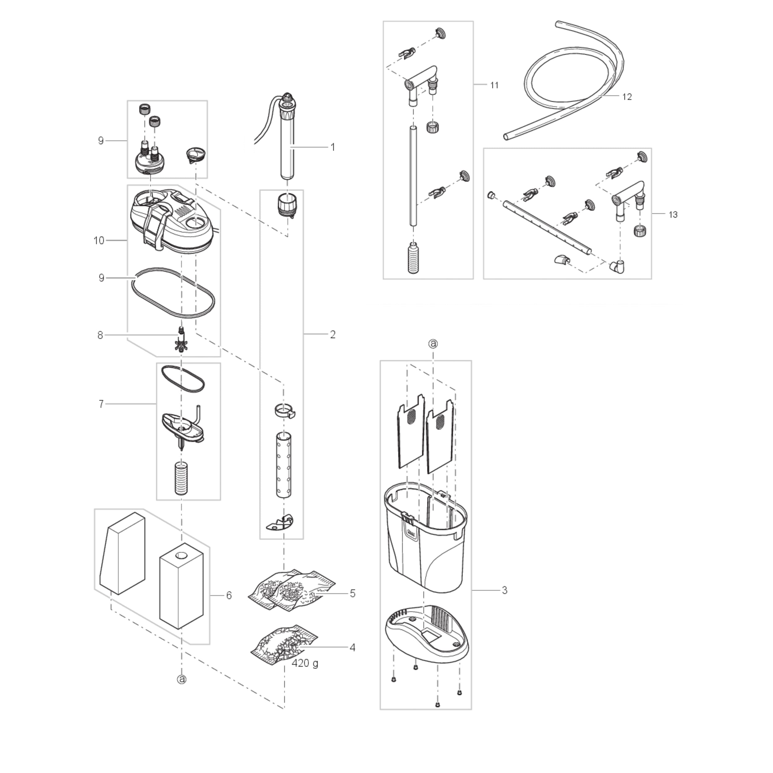 Oase FiltoSmart 100 Filterkop - Eenvoudige Montage voor Kristalhelder Vijverwater afbeelding