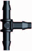 Hulpstukje voor 4MM luchtslang T-stuk 4 x 4 x 4mm tule