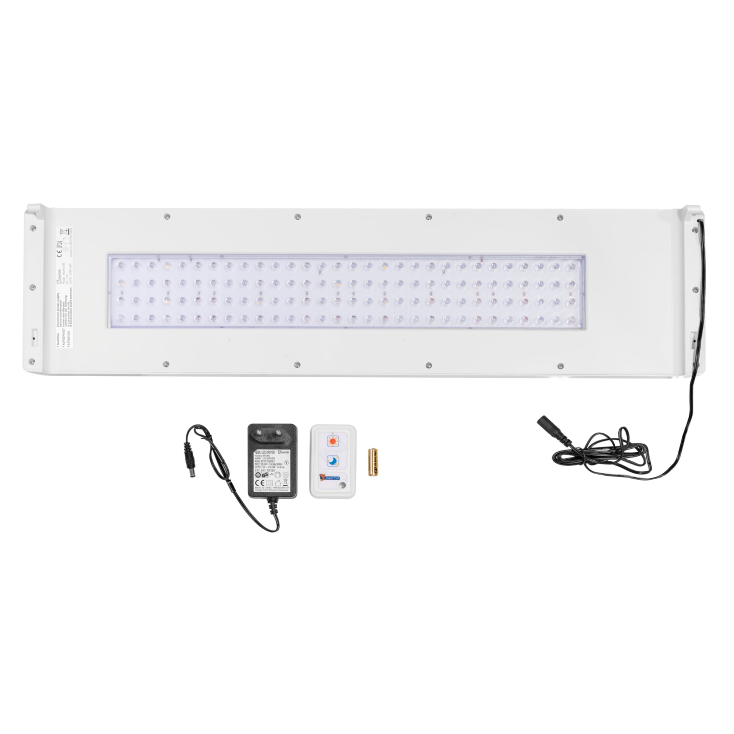 Superfish Home 80/85 Lichtkap Met Afstandsbediening - Stijlvol Modern Wit - Perfect Voor Aquarium afbeelding