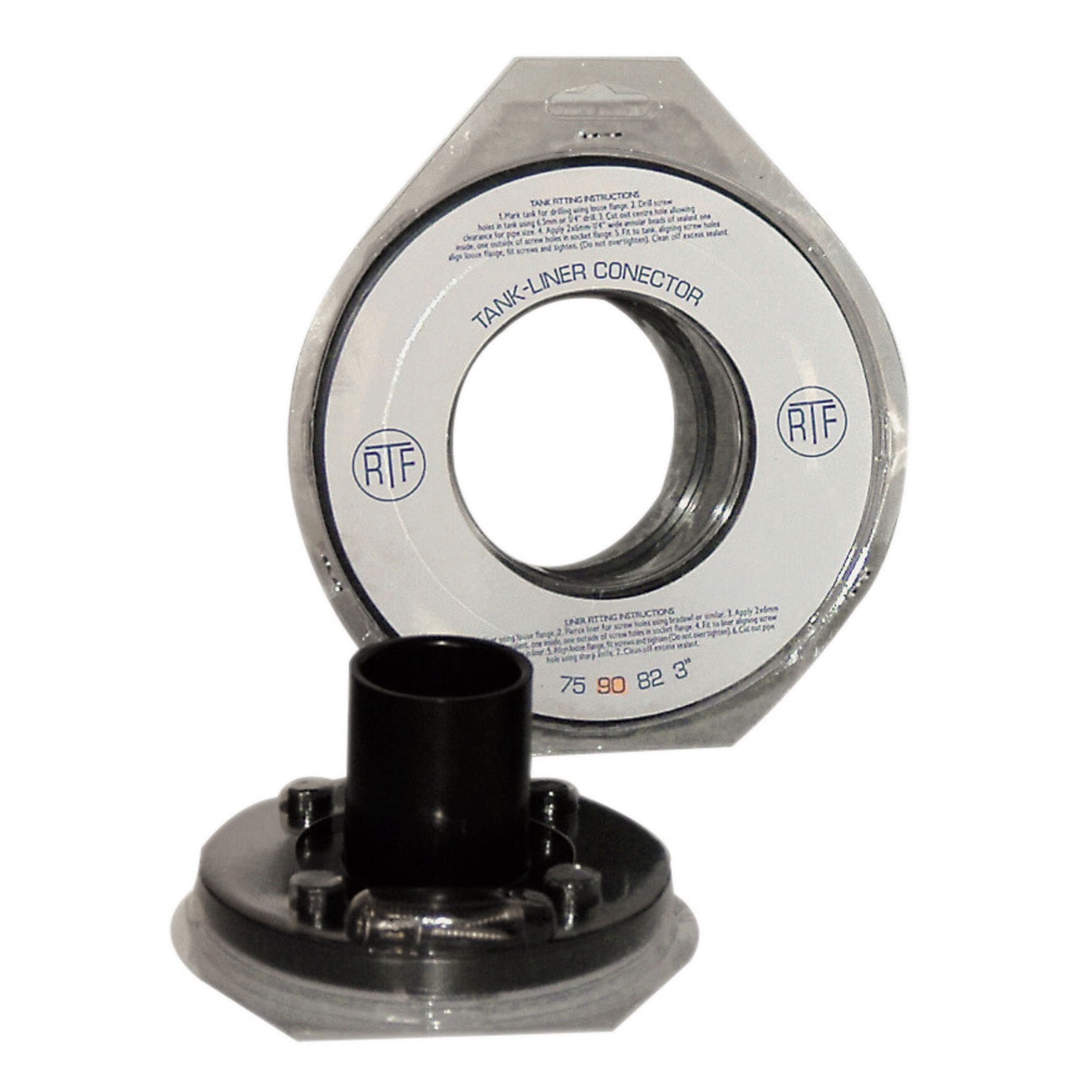 Superfish Tank/Folie Connector Prof 40mm - PVC Vijververbinding van Professionele Kwaliteit afbeelding