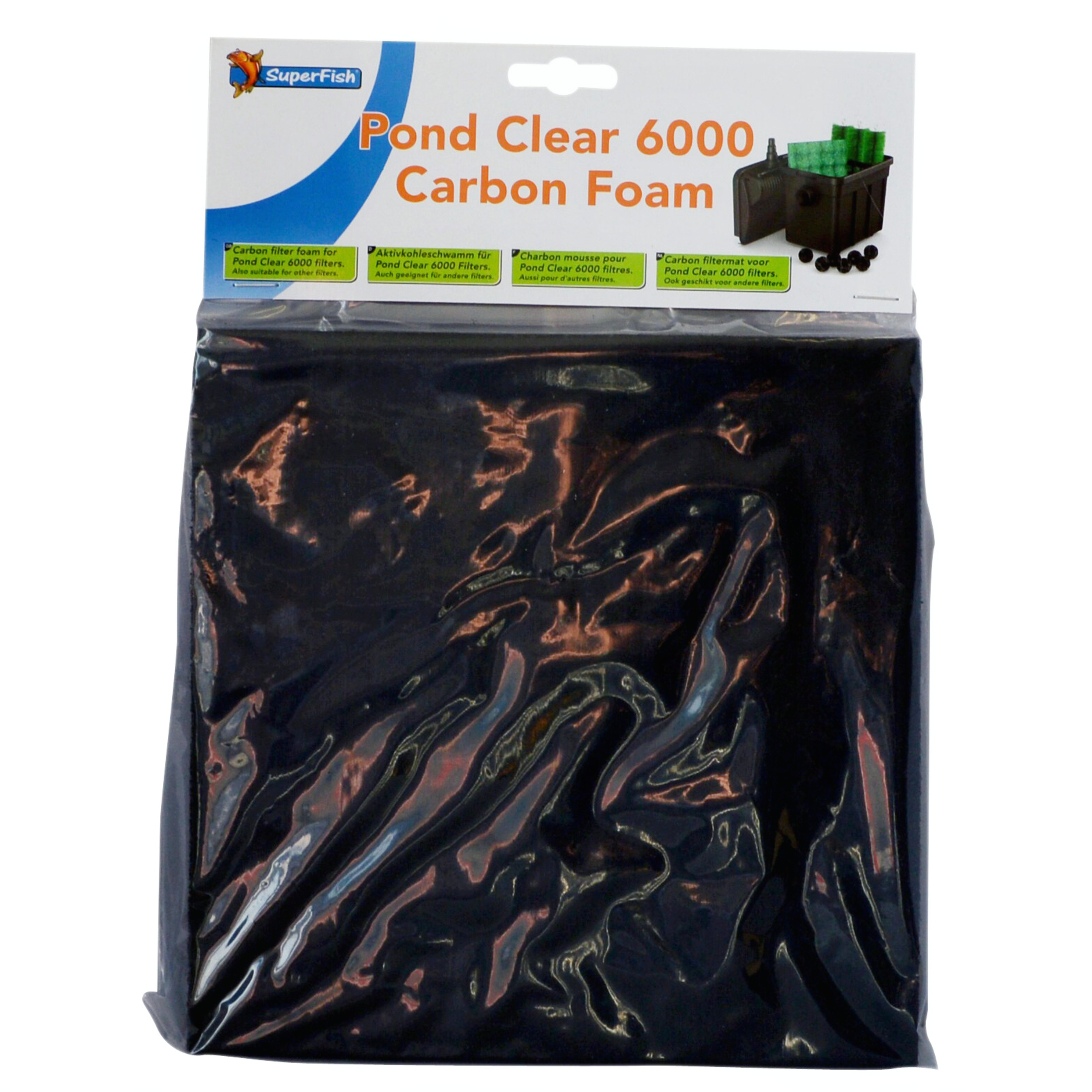 Superfish Pondclear 6000 Actiefkoolmat - Voor Heldere Gezonde Vijvers & Waterzuivering afbeelding