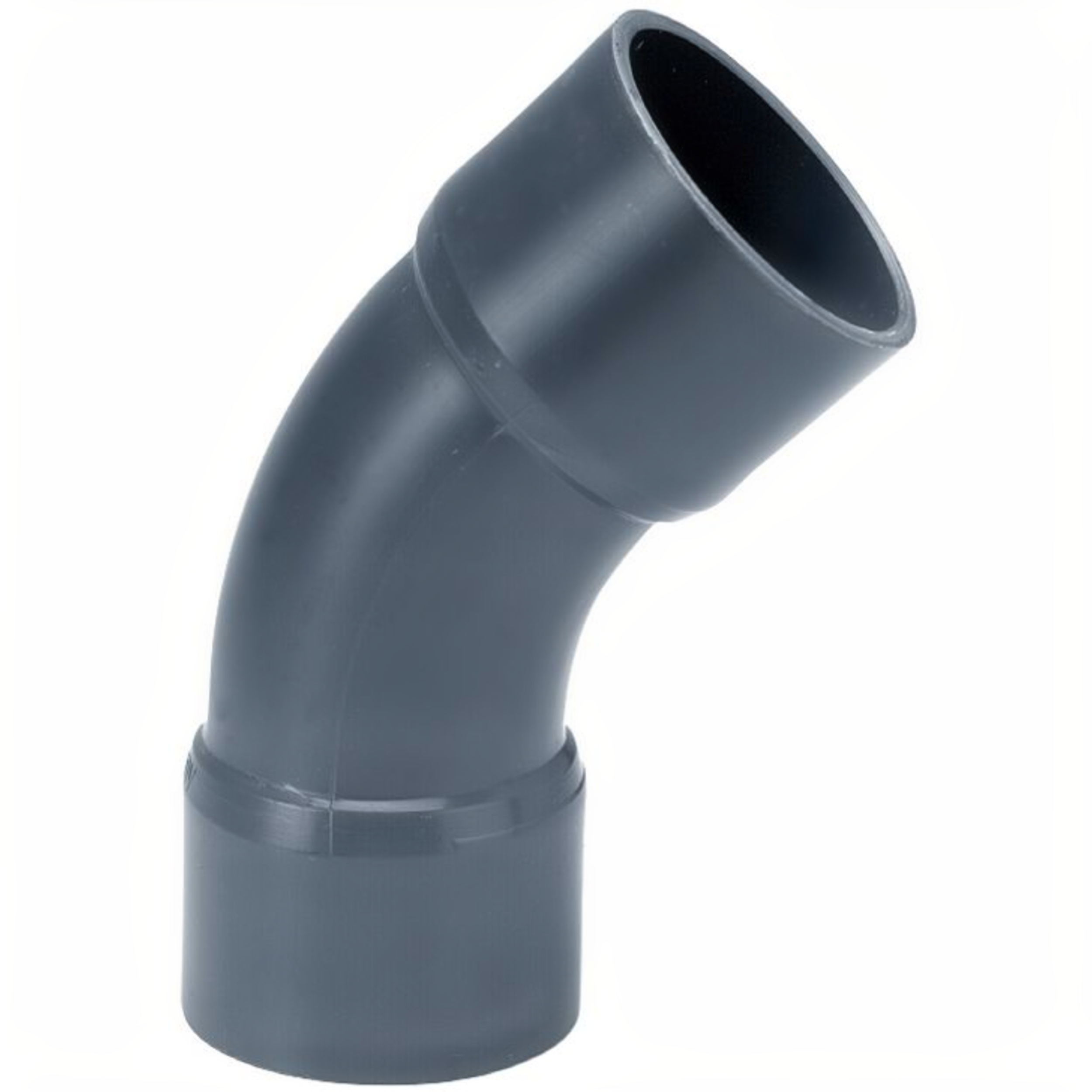 Europond PVC Bocht 45° Lijmverbinding 32mm - Efficiënte Waterstroom & Eenvoudige Installatie afbeelding