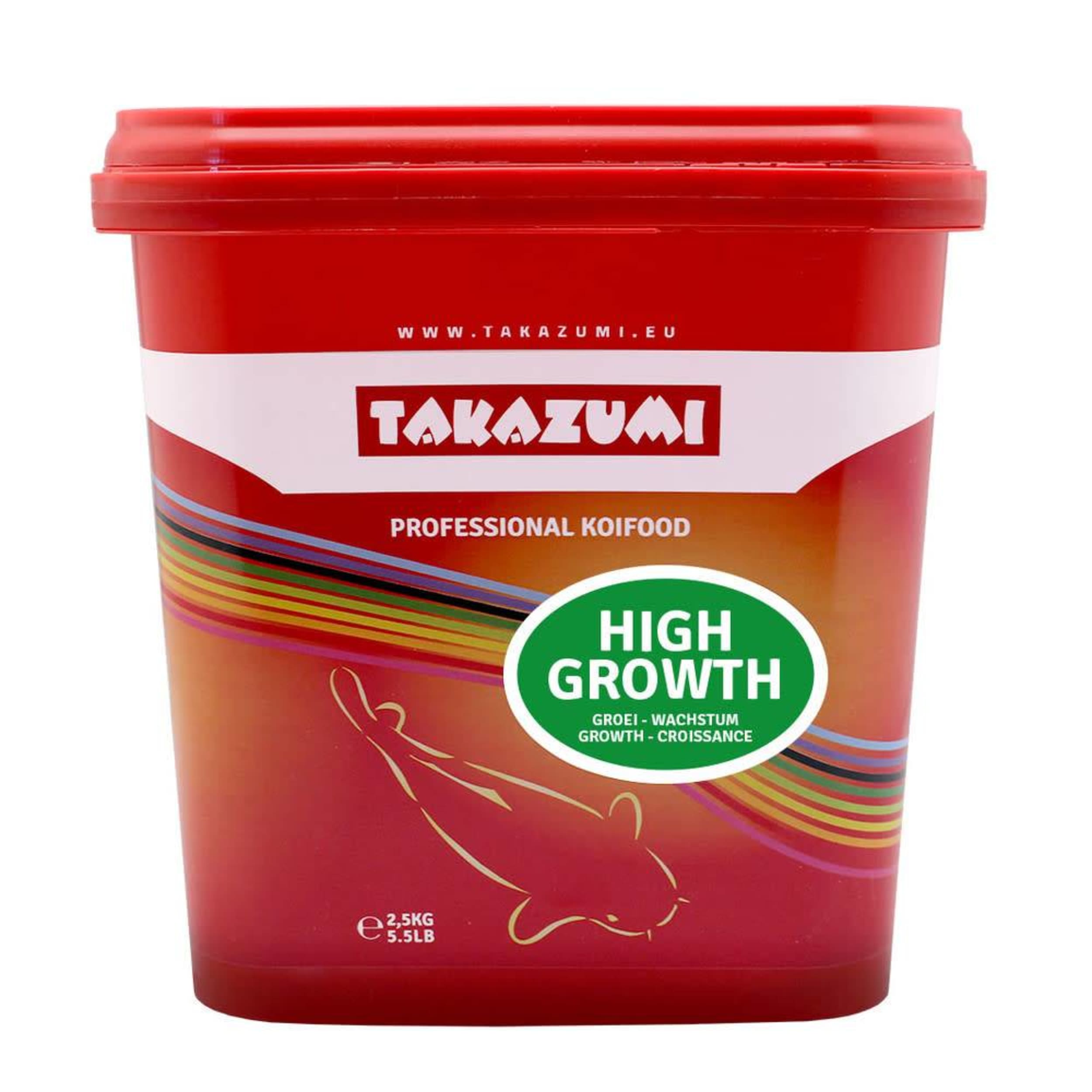 Takazumi High Growth Koivoer 1000g - Hoogwaardig Eiwit voor Snelle Koi Groei & Heldere Vijver afbeelding