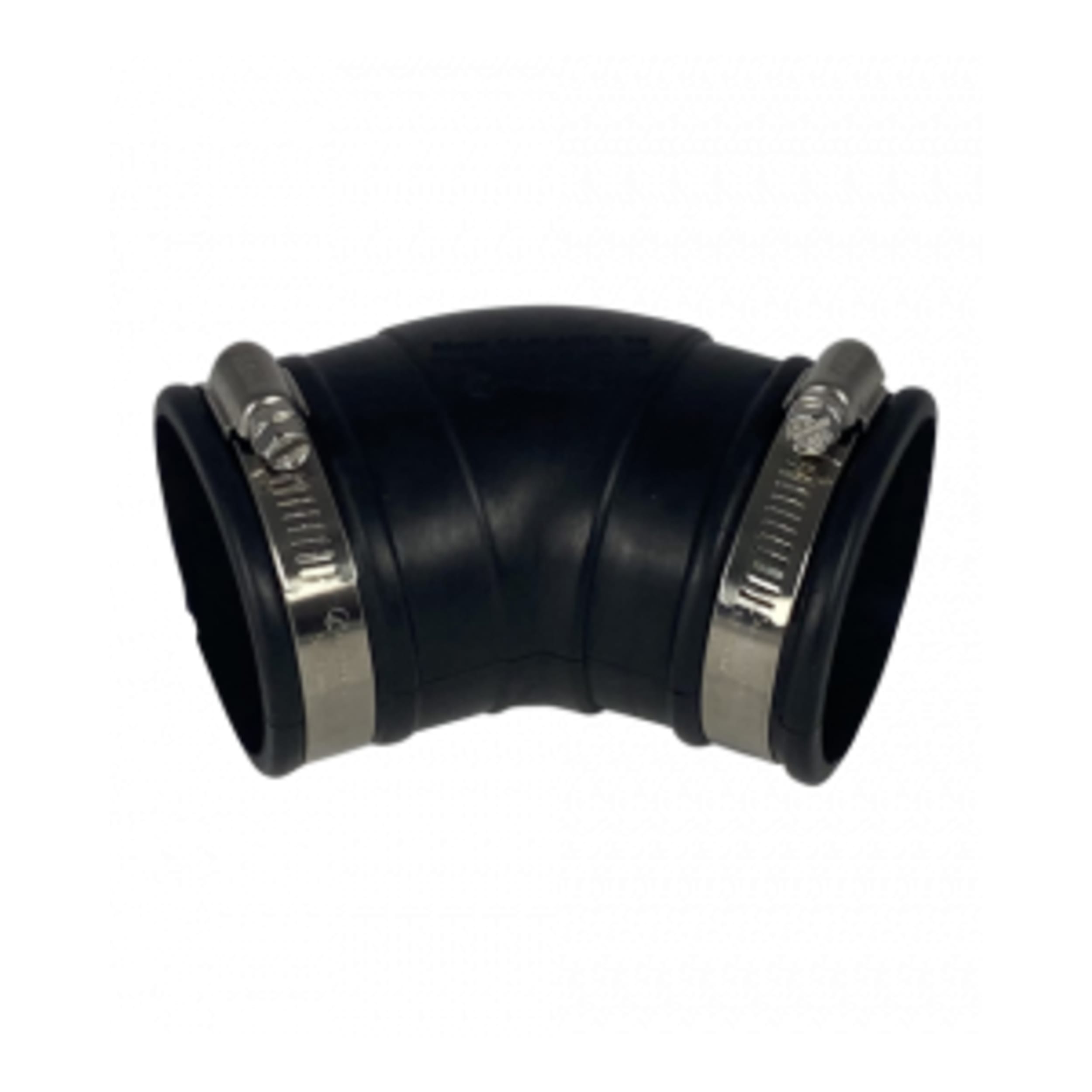 Air Aqua Flexibele Rubberen Bocht 45° - 63mm Duurzaam en Weerbestendig voor Vijversystemen afbeelding