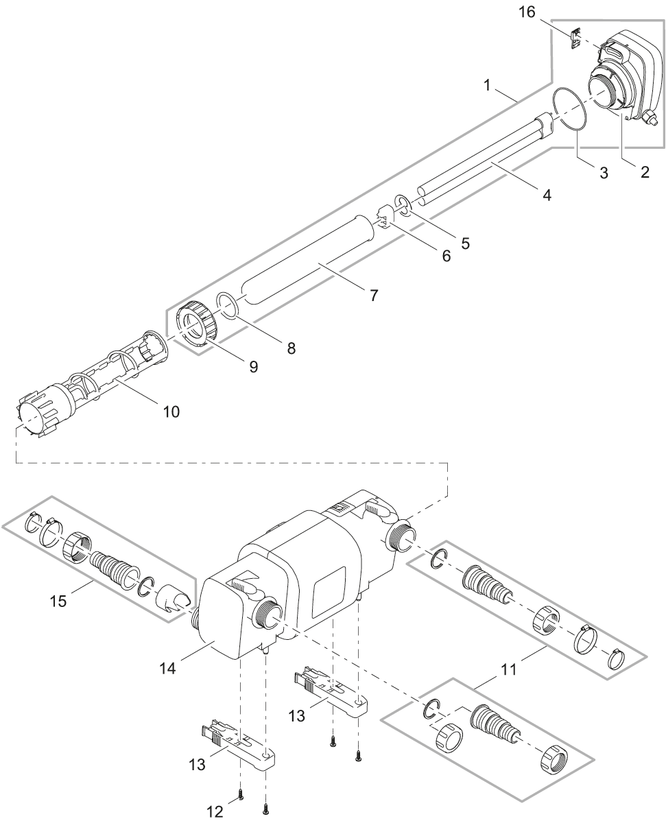 Oase Voet Bitron C 72/110 - Stabiele Basis voor UV-C Waterzuiveraars in Vijvers afbeelding