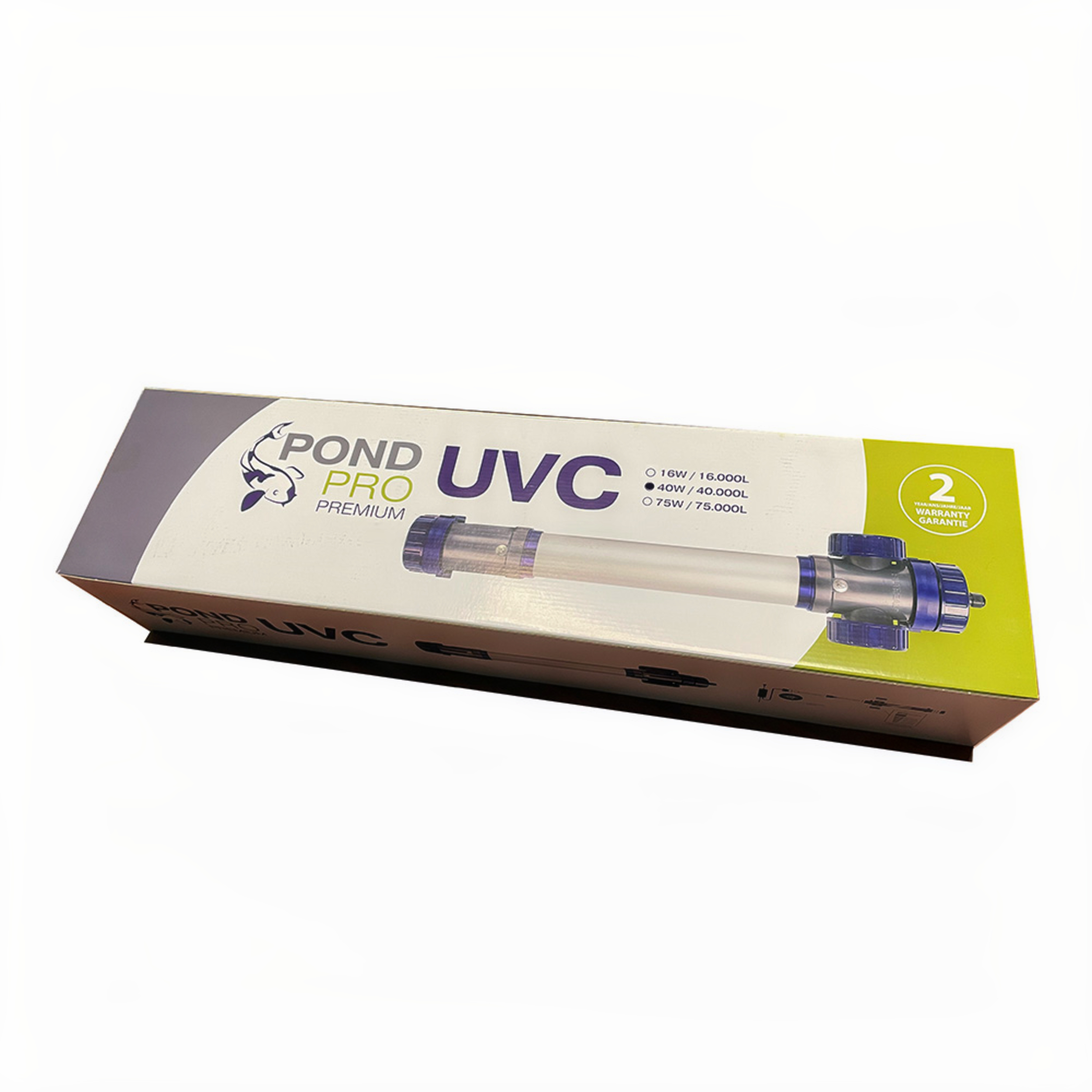 Pond Pro Premium UVC Unit 40W - Heldere Vijver met UV-C | Duurzaam & Energiezuinig afbeelding