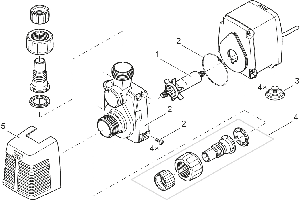 Slangtule 1" - 17 mm - Oase onderdelen
