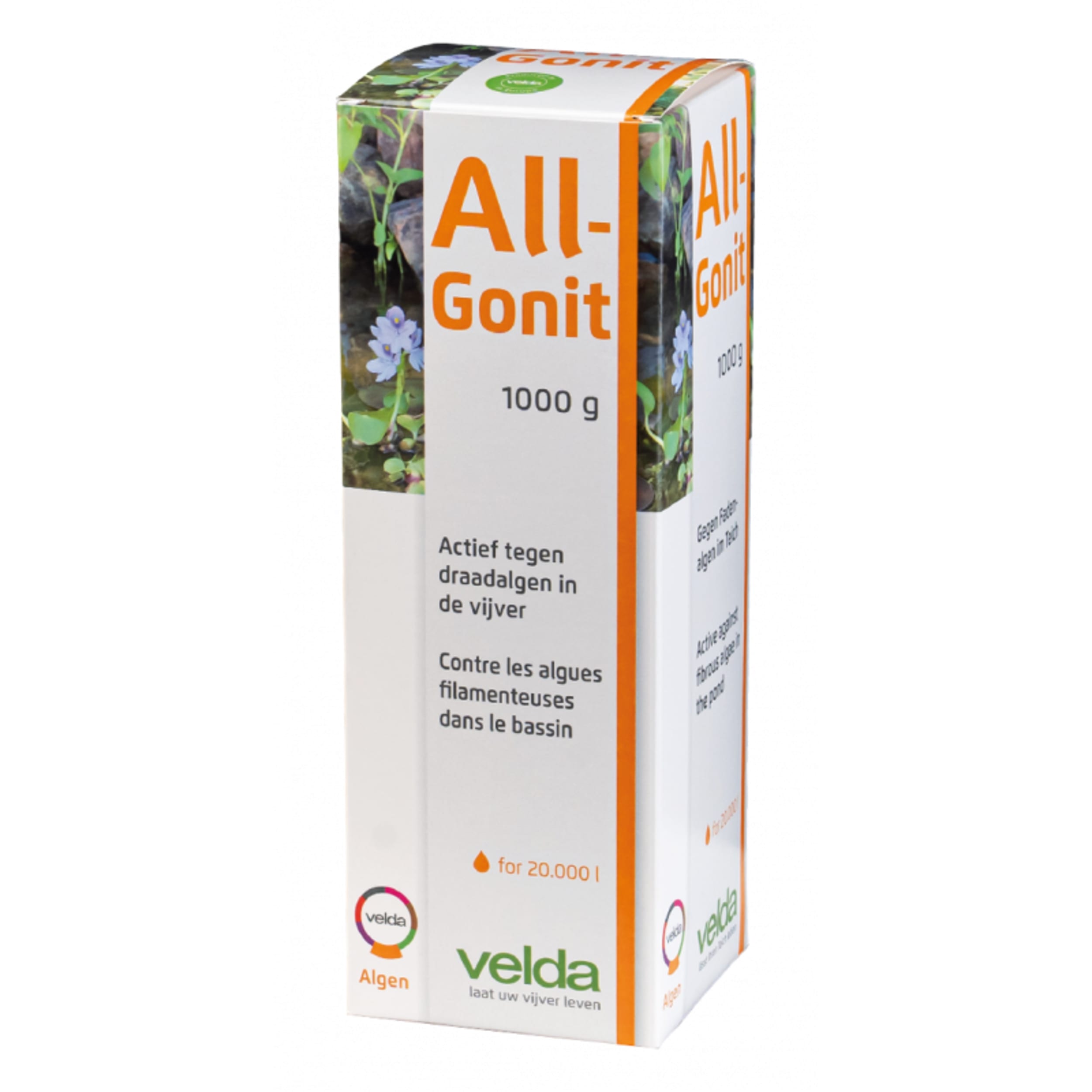 Velda All-Gonit 1000g - Effectieve Algendoder voor Heldere Vijvers, Respecteert Eco-balans