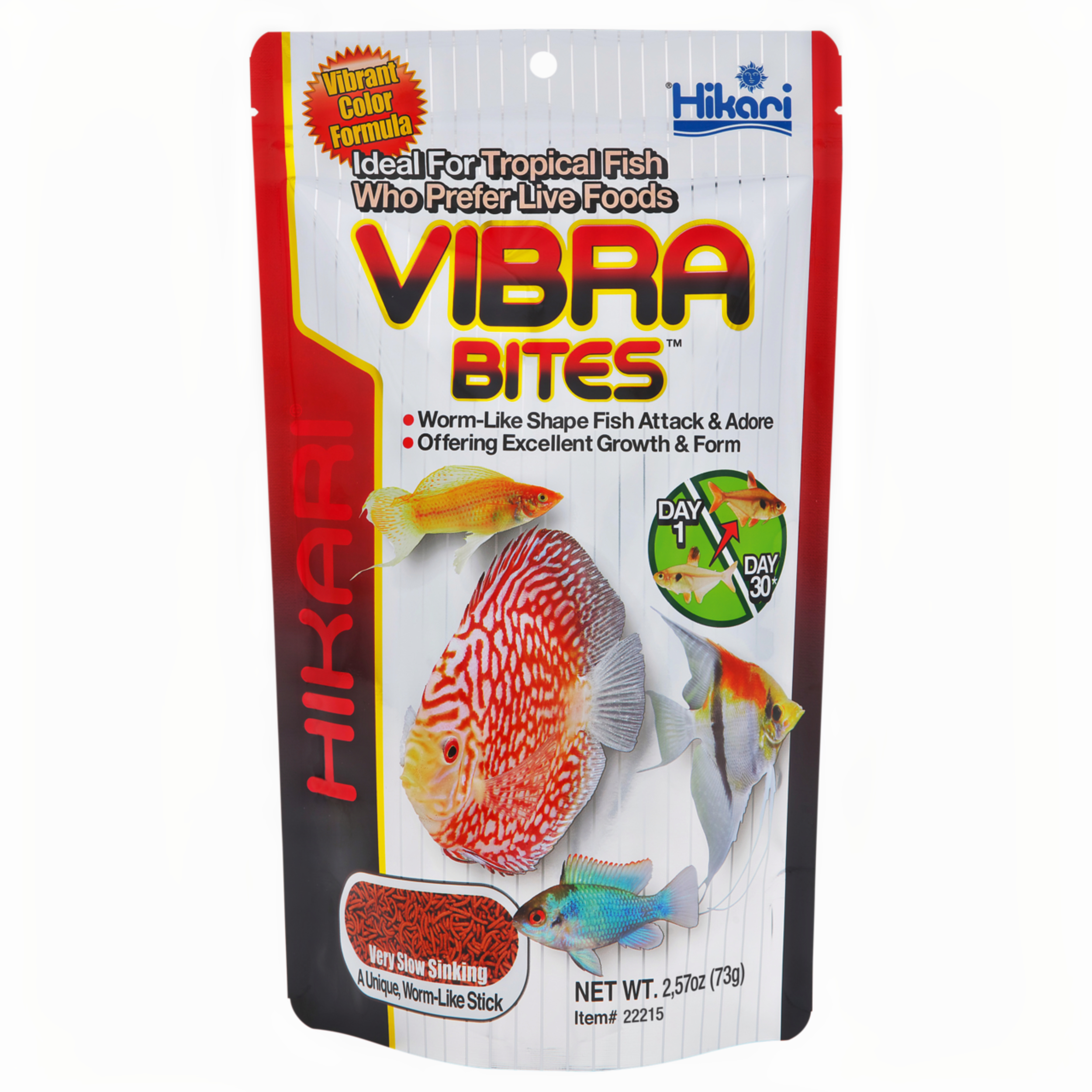 Hikari Tropical Vibra Bites 73g - Voer voor Kleurversterking & Groei in Tropische Vissen afbeelding