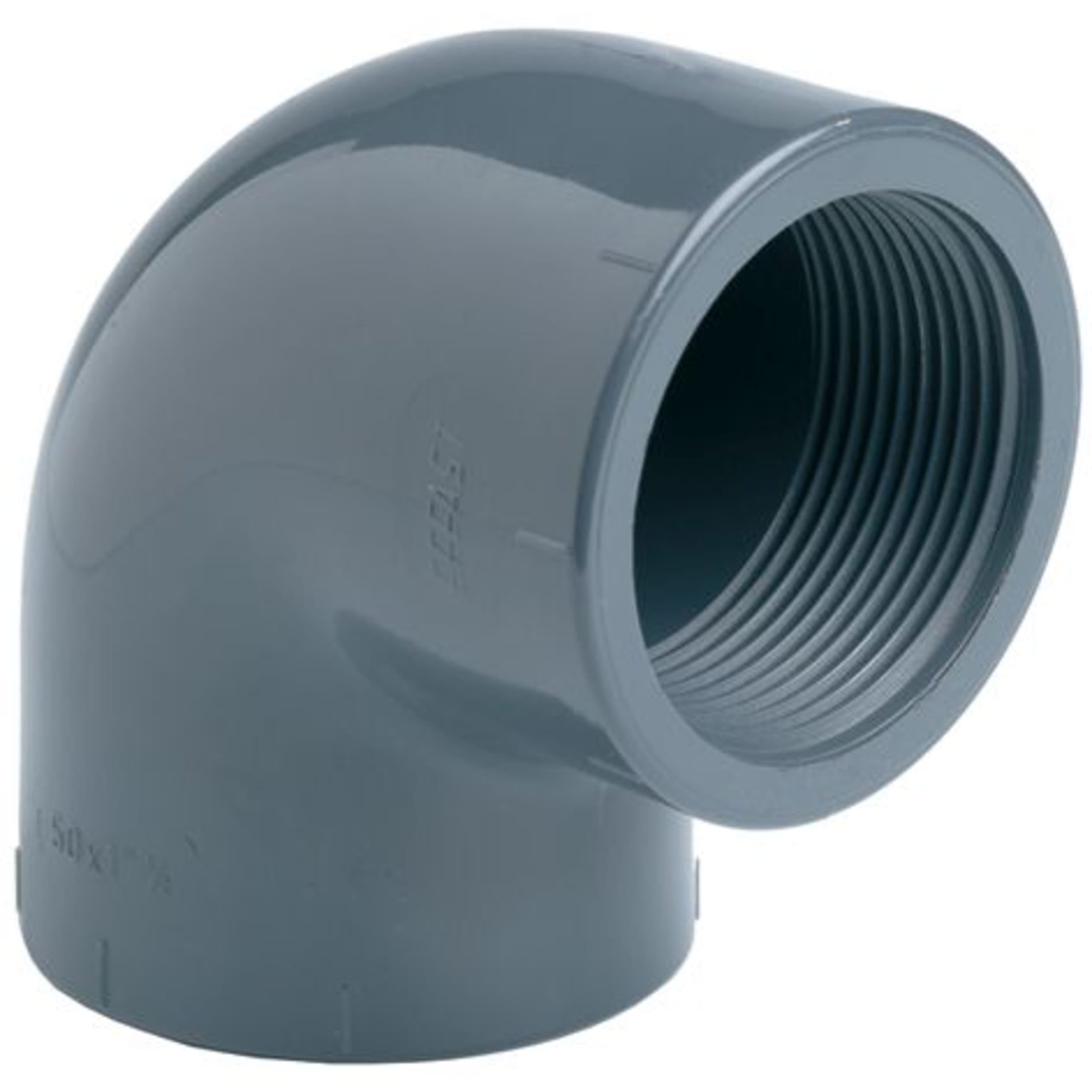 Aquaforte Knie 90 Graden 1" Binnendraad - Robuuste PVC Verbindingsbocht voor Vijvers afbeelding