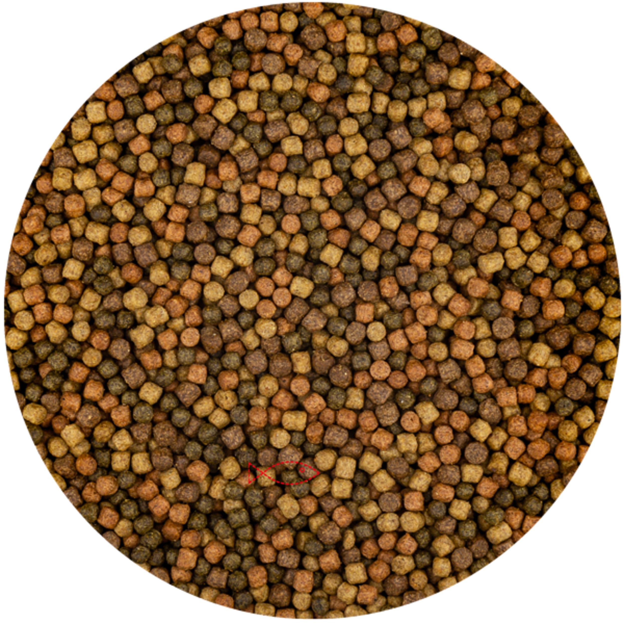 Top Mix 3mm - (2 Kilo Zak) Voedsel, Mosterd