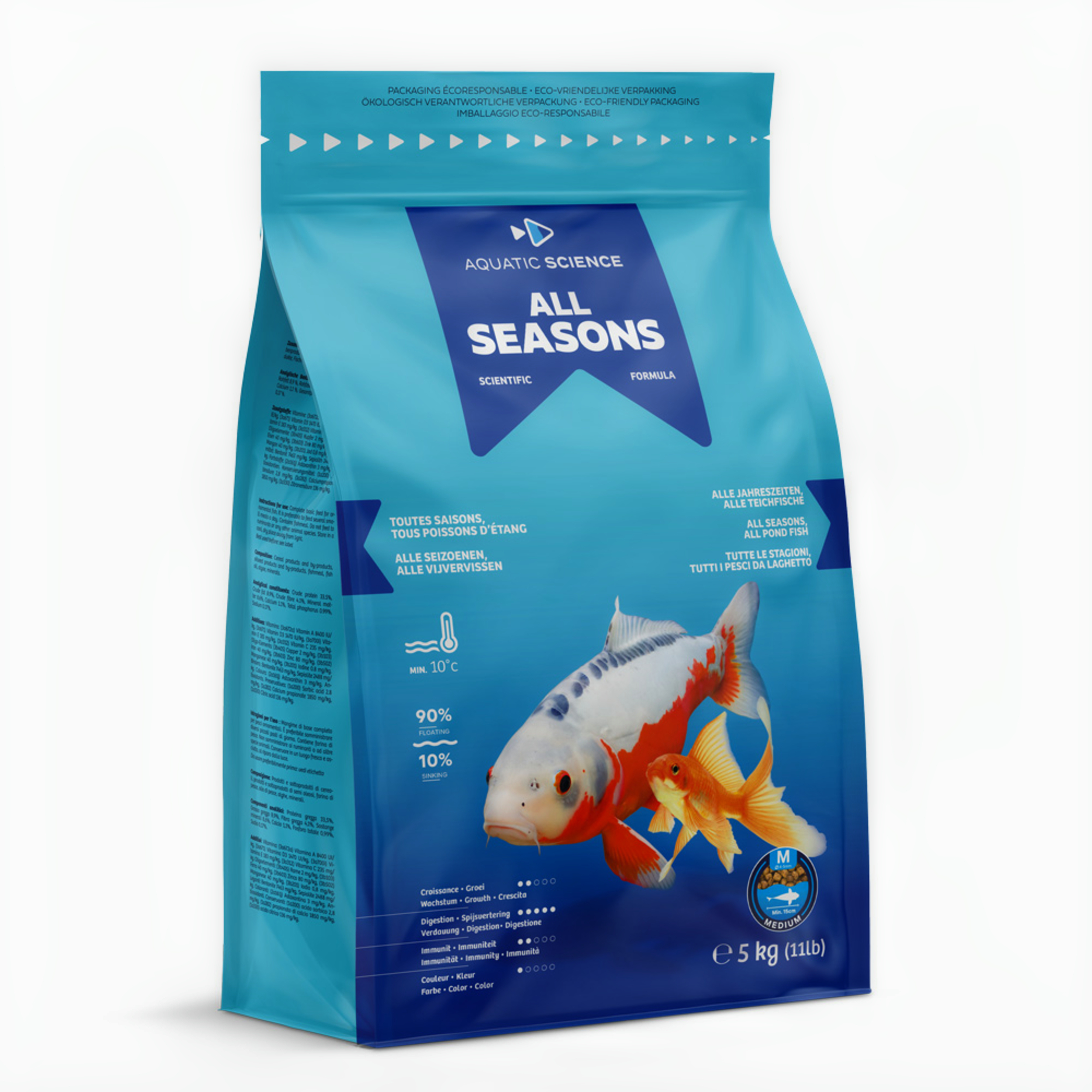 All Seasons Medium 5kg Dier, Vis, Zeeleven