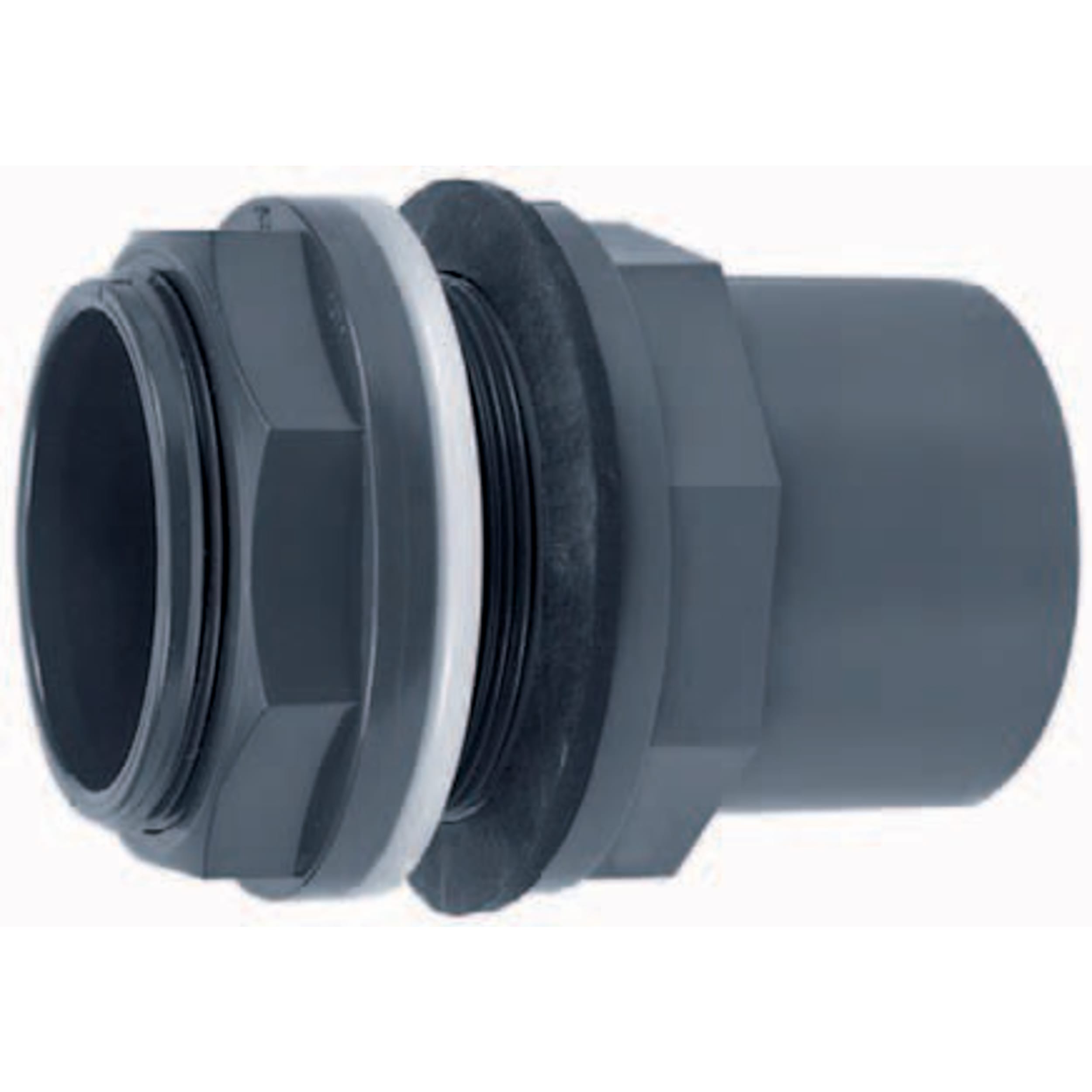 Europond Tankdoorvoer 20/25mm x 20mm - Duurzaam Waterdicht PVC voor Vijver Gemakkelijke Montage afbeelding