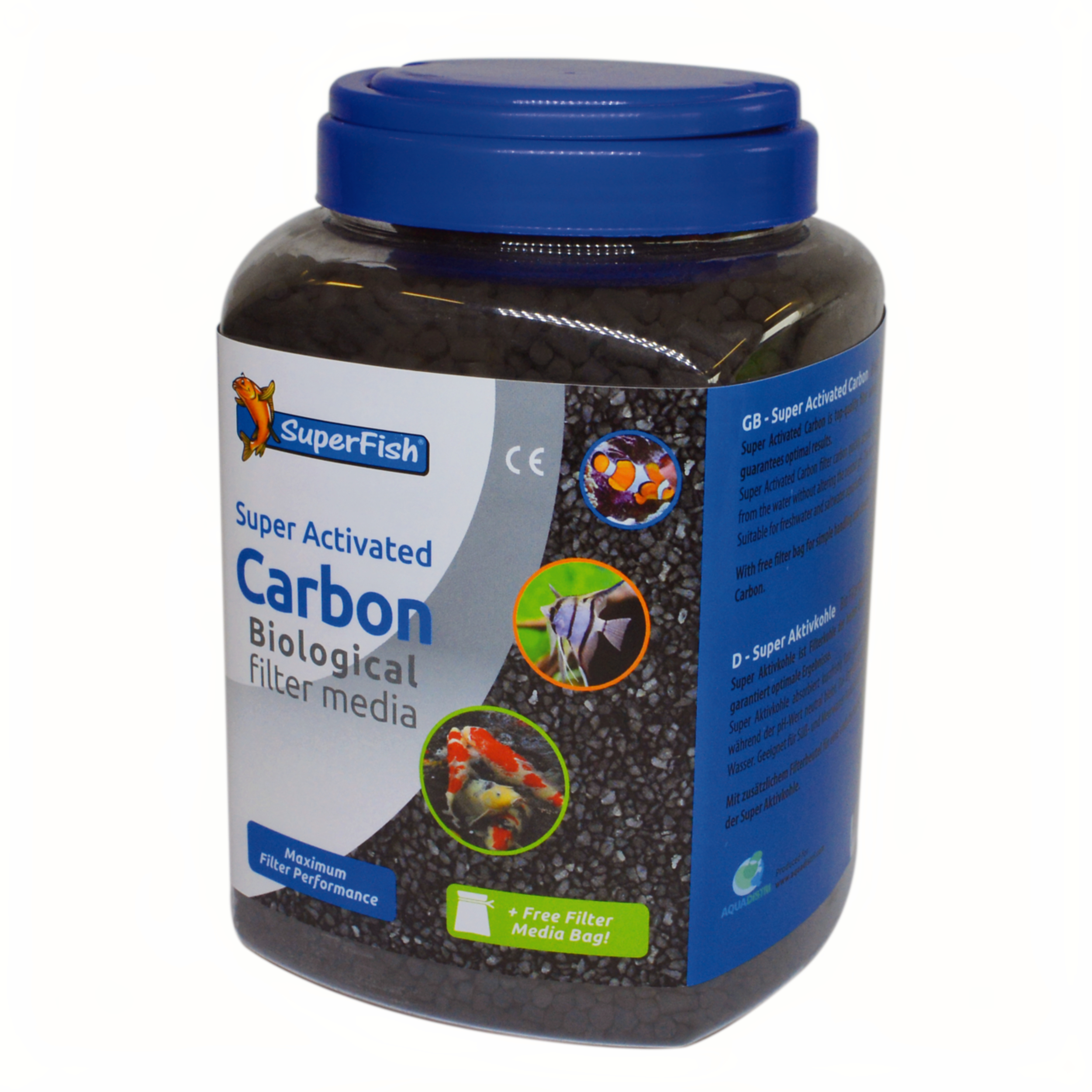 Superfish Super Actief Kool 2000ml - Onderhoudt pH-waarde voor Helder Aquarium & Vijver Water afbeelding