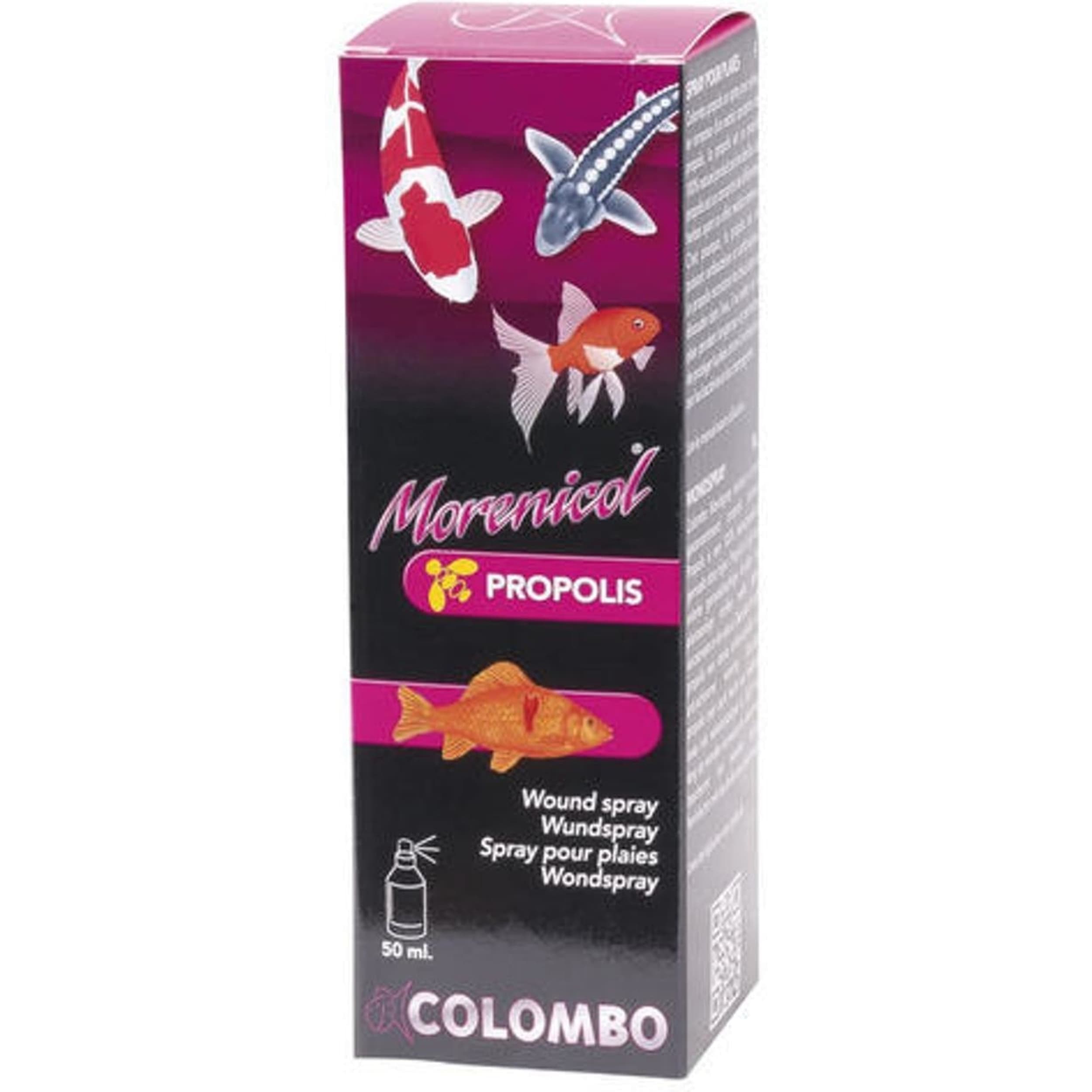 Colombo Propolis Wond Spray 50ml - Antiseptische Vijvervis Zorg, Natuurlijk Herstel afbeelding